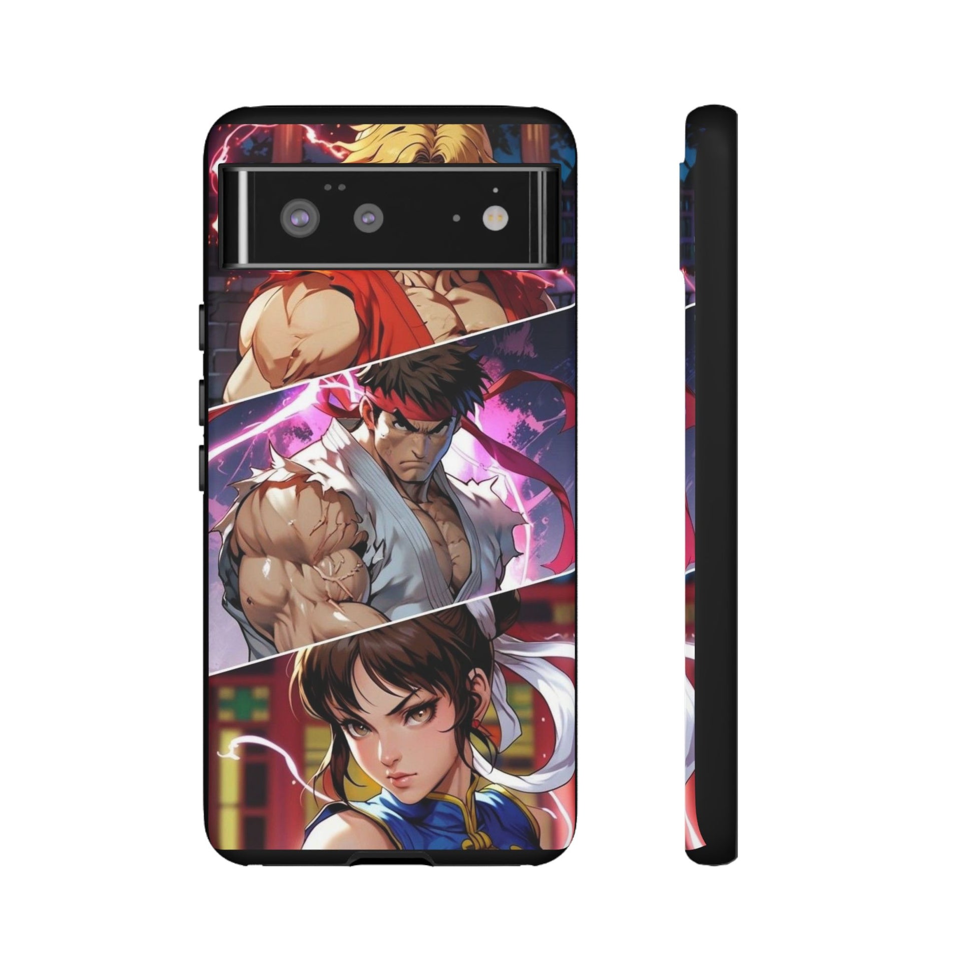 Street Fighter Gamer Theme Tough Cases for iPhones, Samsung, and Pixel