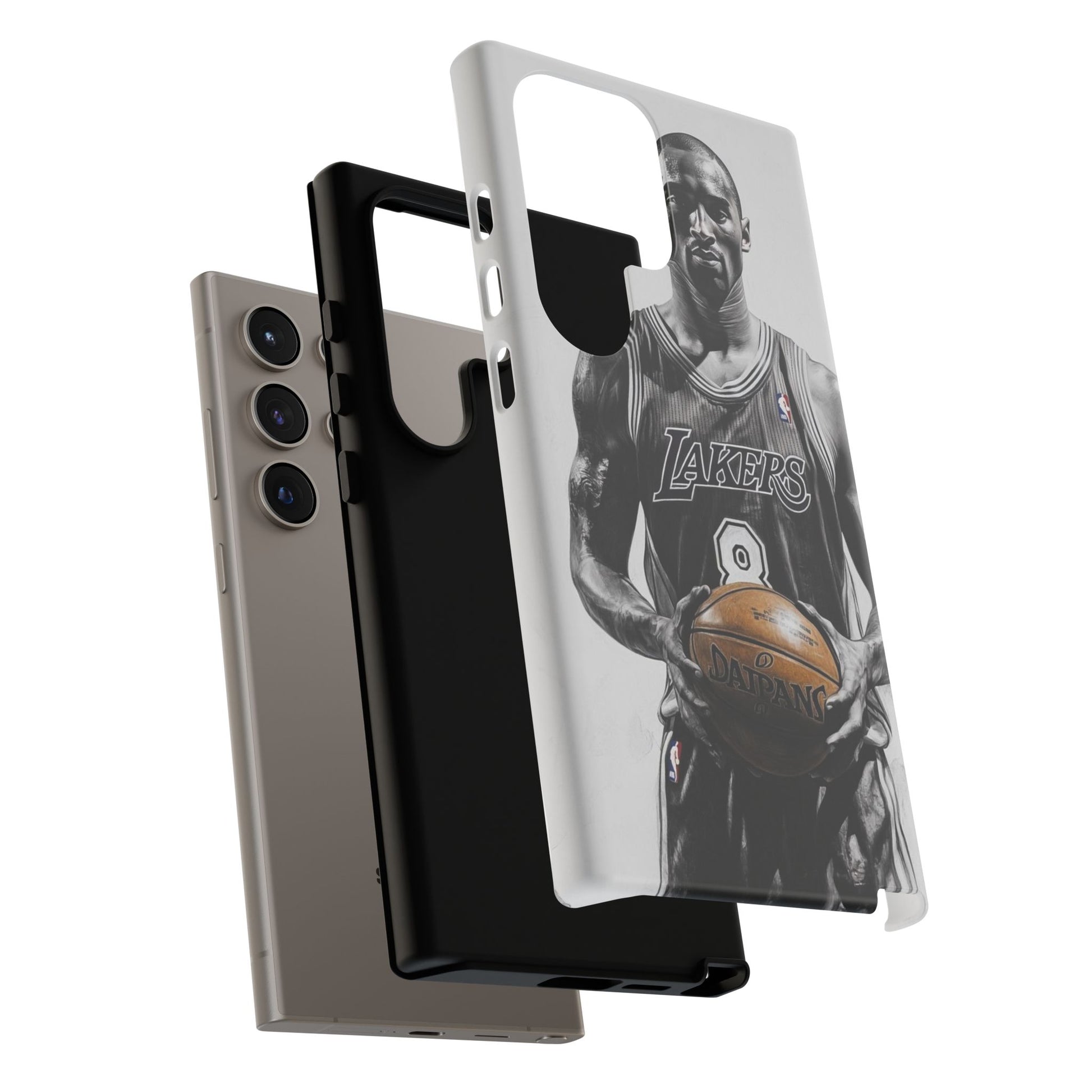 Kobe Basketball Art Tough Cases for iPhones, Samsung, and Pixel