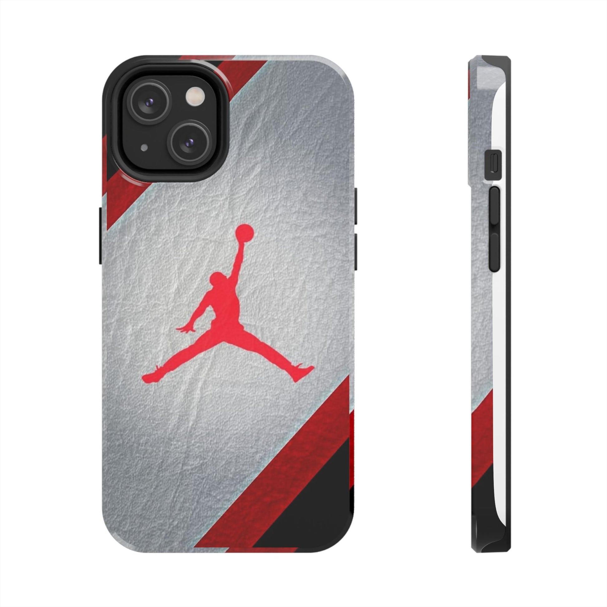 Chicago Red and Black Jumpman Theme Phone Cases for Iphones & Samsung Phones