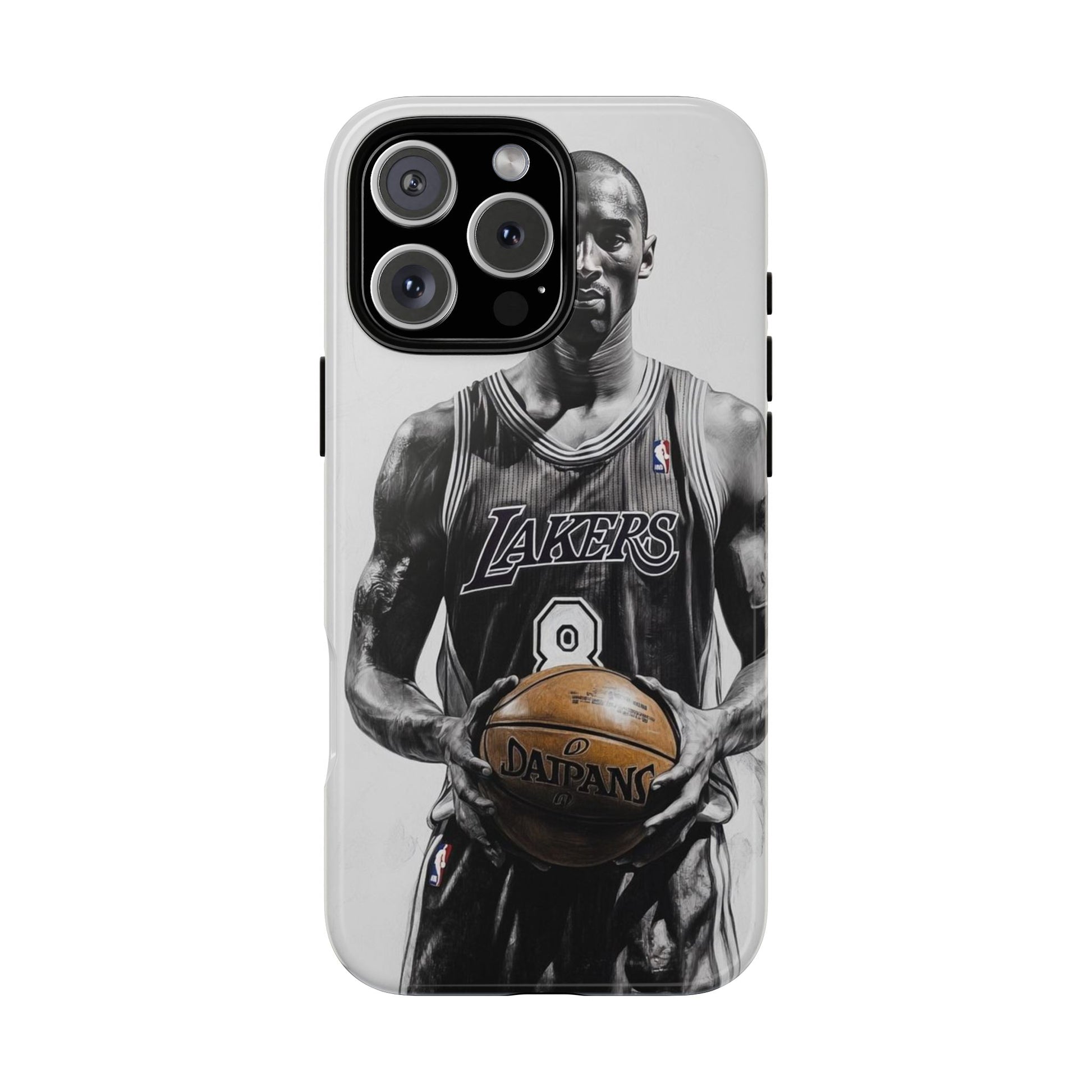 Kobe Basketball Art Tough Cases for iPhones, Samsung, and Pixel