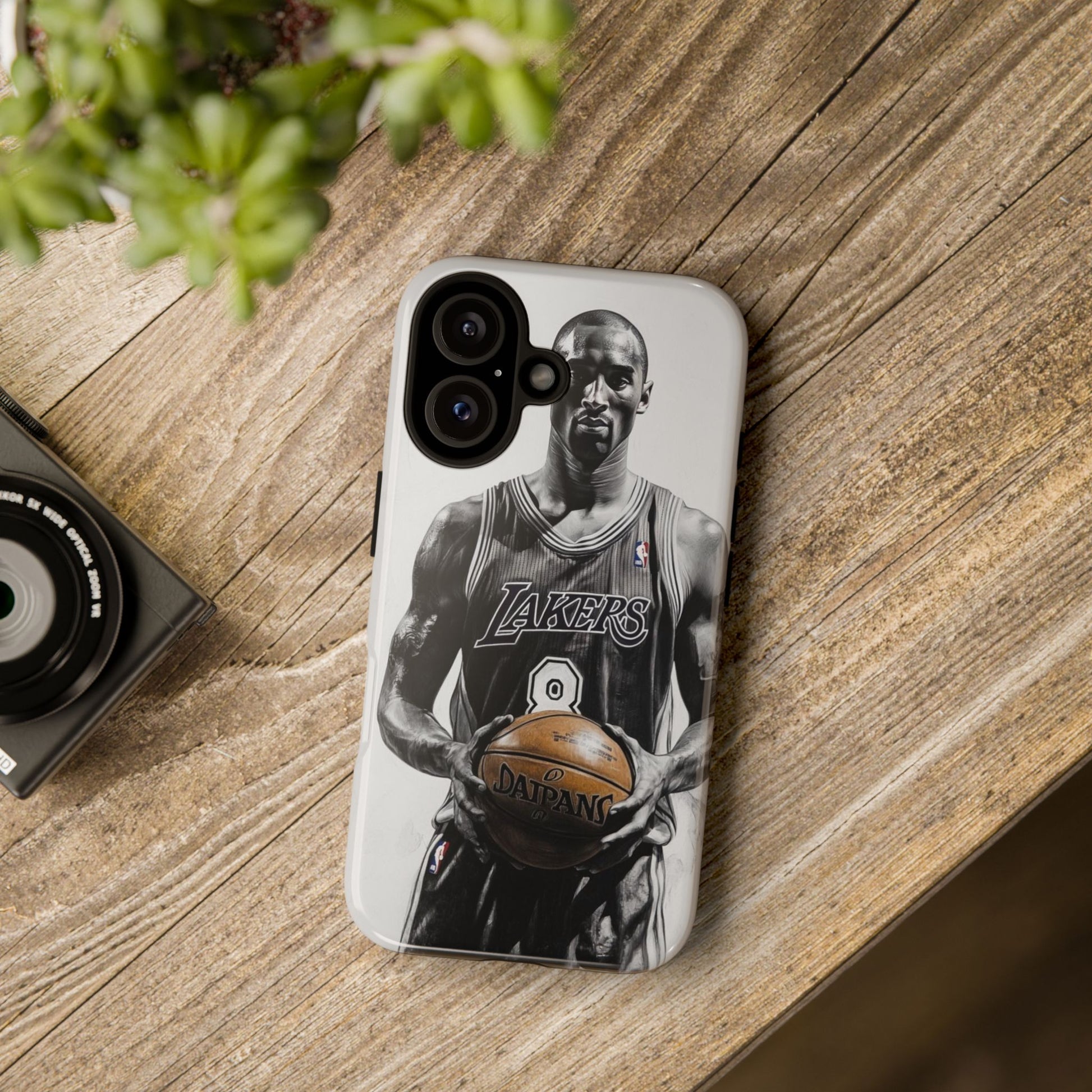 Kobe Basketball Art Tough Cases for iPhones, Samsung, and Pixel