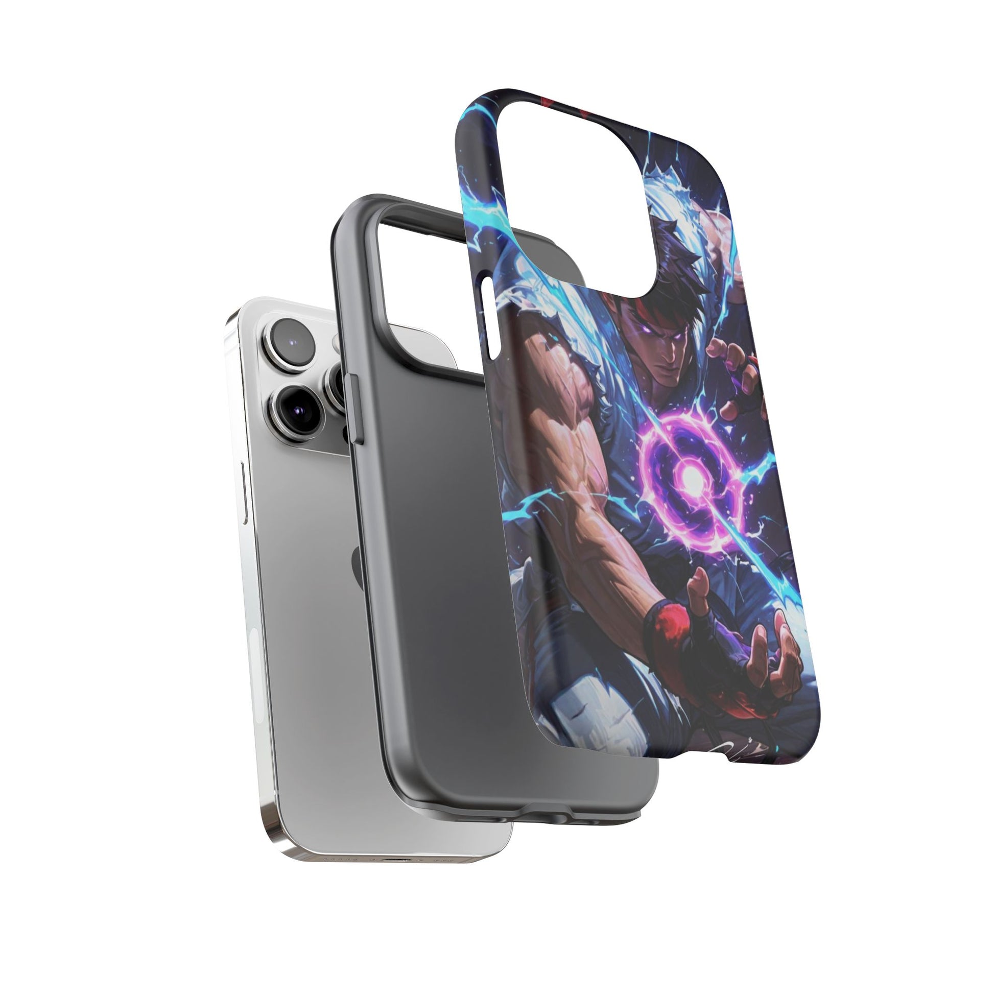 Street Fighter Ryu Gamer Art Tough Cases for iPhones, Samsung, and Pixel