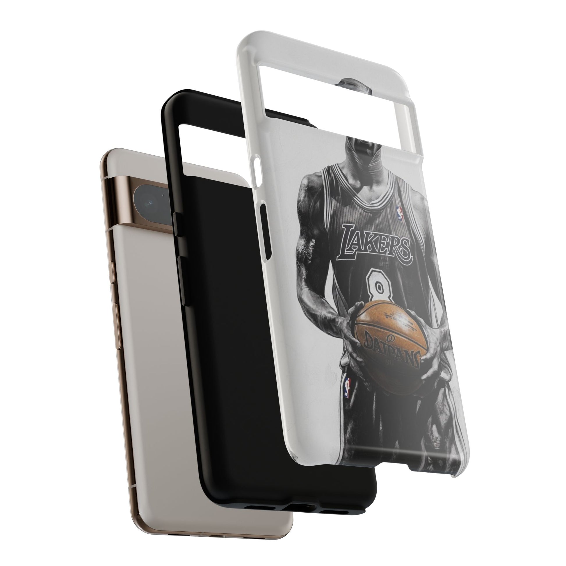 Kobe Basketball Art Tough Cases for iPhones, Samsung, and Pixel