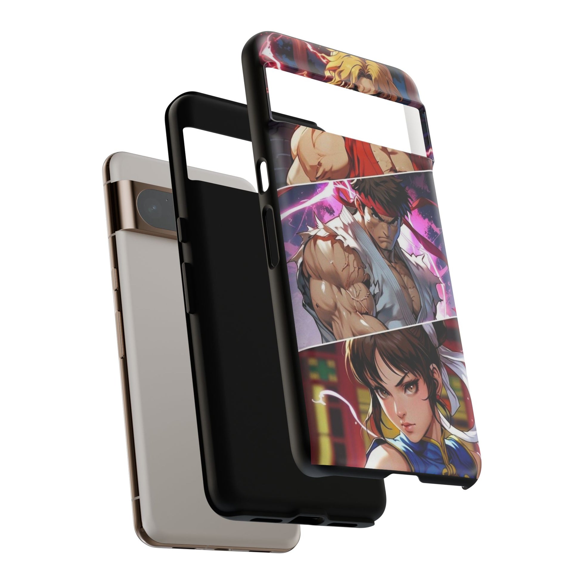 Street Fighter Gamer Theme Tough Cases for iPhones, Samsung, and Pixel