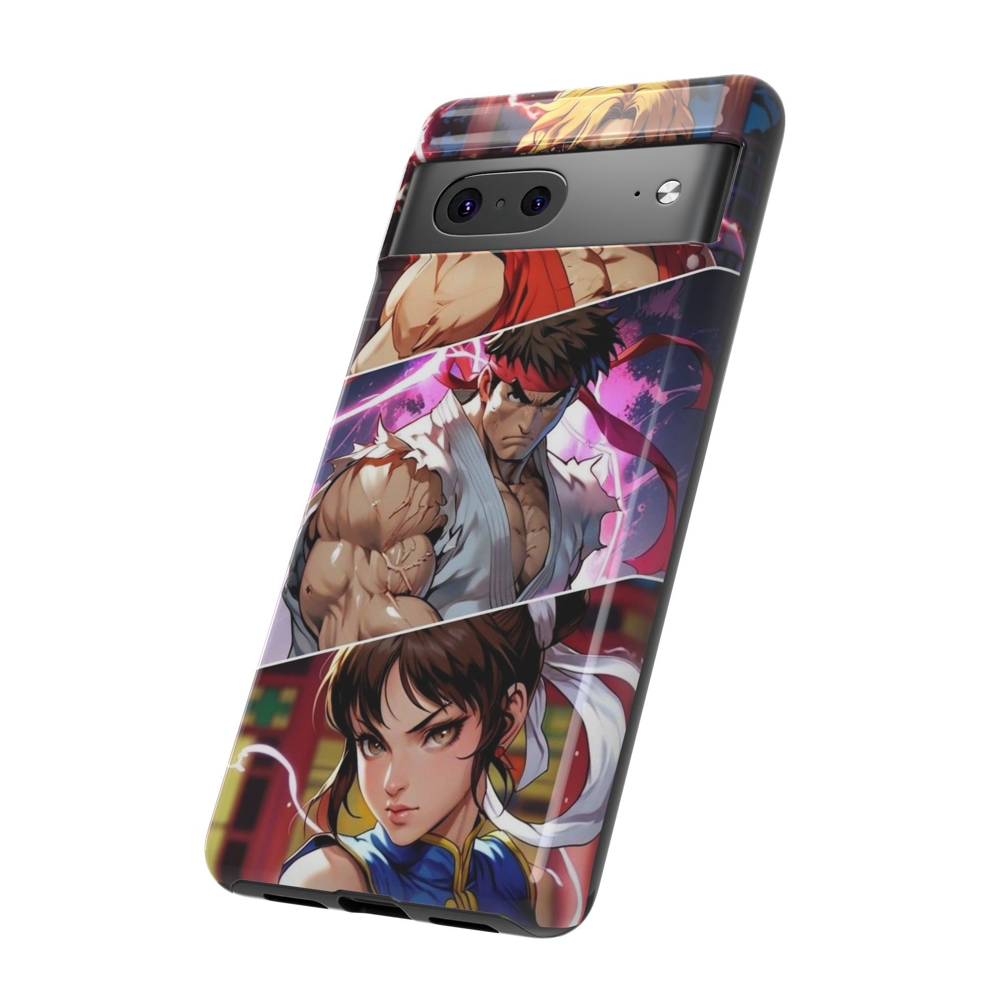 Street Fighter Gamer Theme Tough Cases for iPhones, Samsung, and Pixel