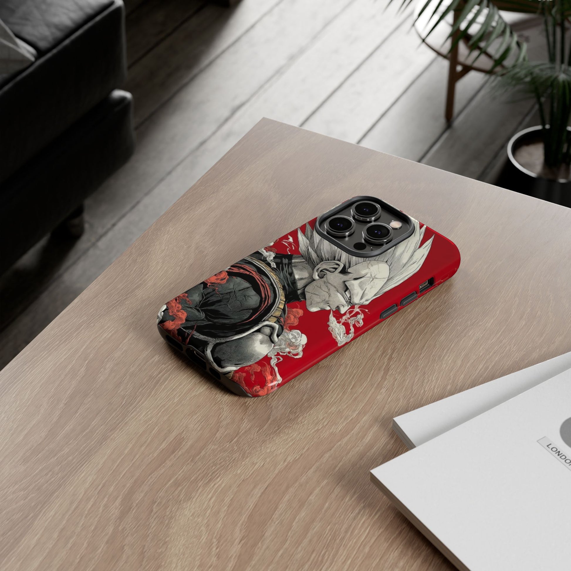Dragon Ball Z Vegeta Anime Tough Cases for iPhones, Samsung, and Pixel