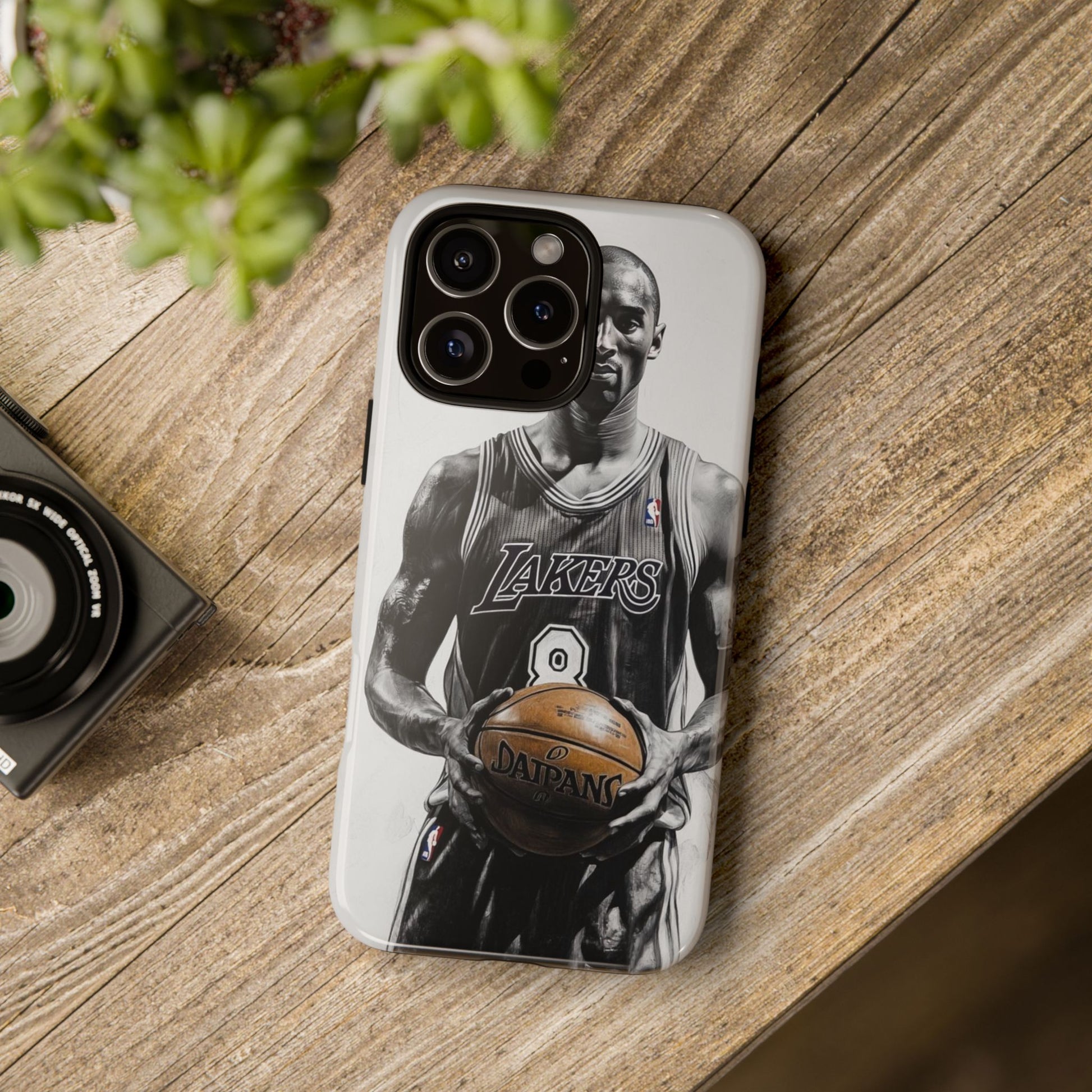 Kobe Basketball Art Tough Cases for iPhones, Samsung, and Pixel