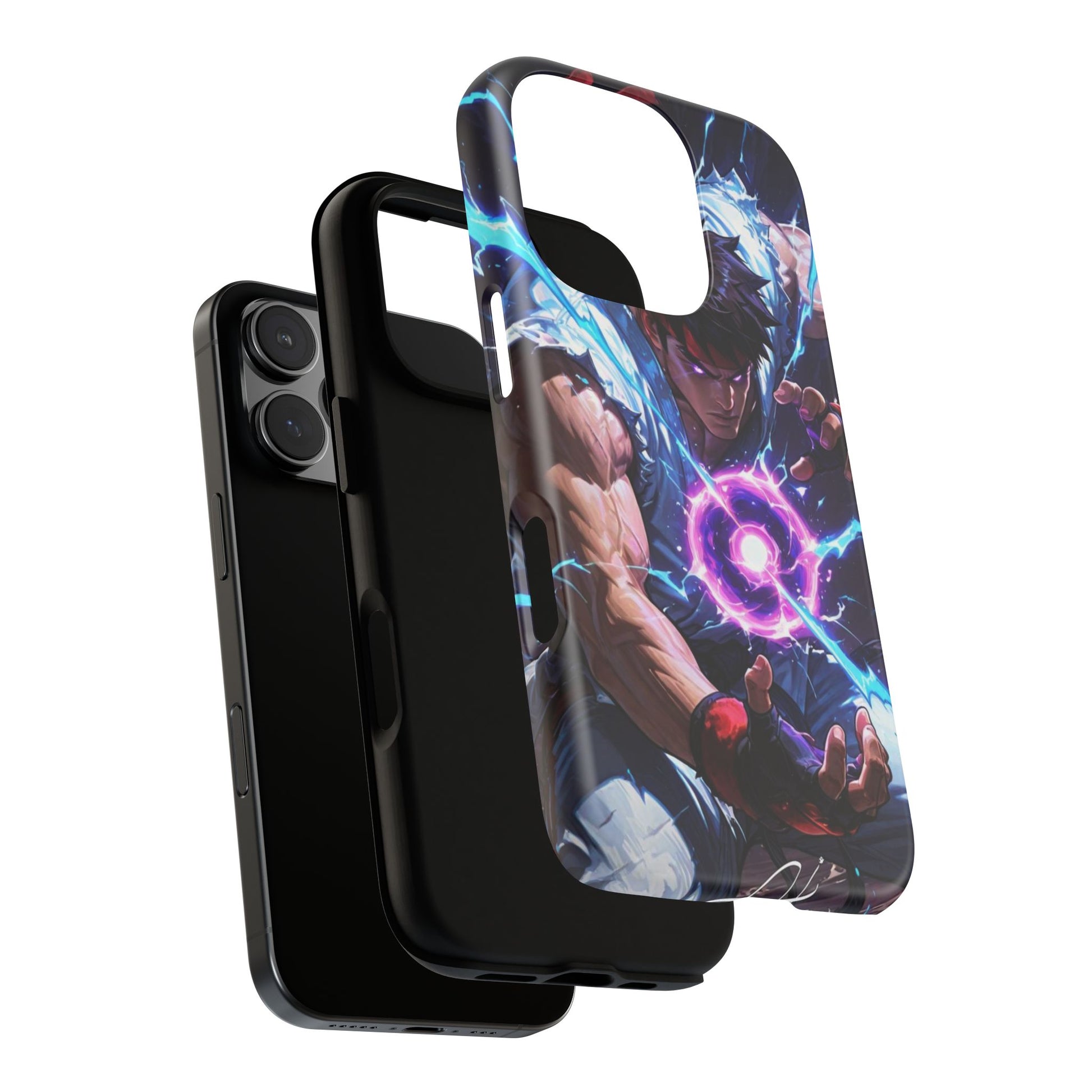 Street Fighter Ryu Gamer Art Tough Cases for iPhones, Samsung, and Pixel