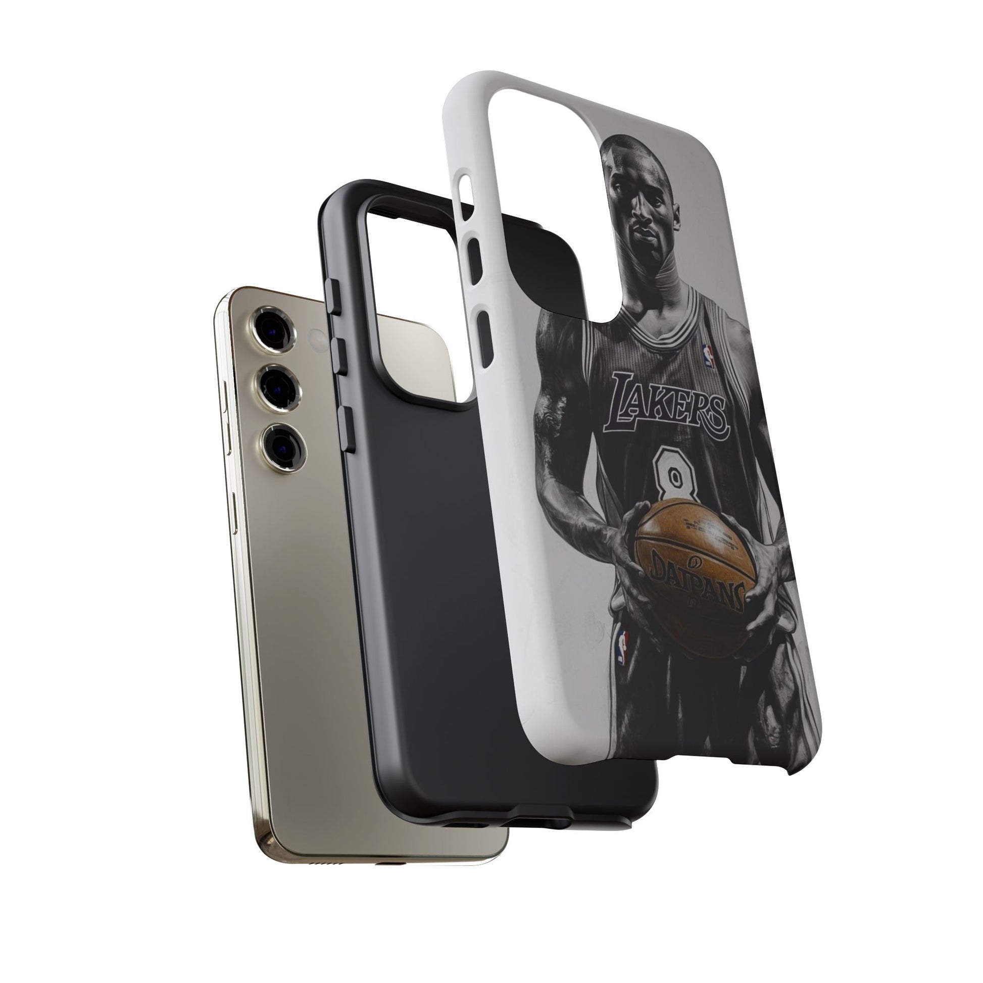Kobe Basketball Art Tough Cases for iPhones, Samsung, and Pixel