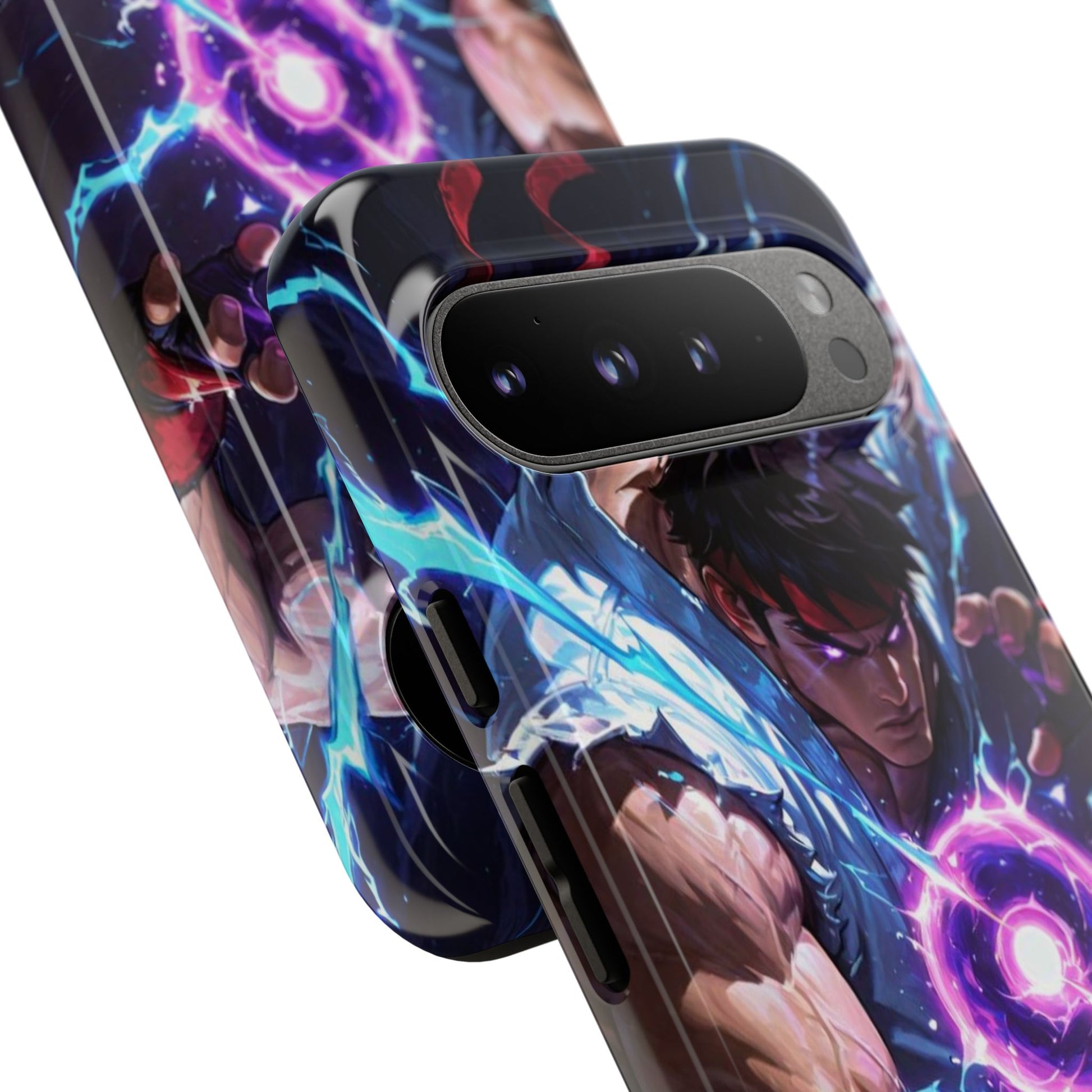 Street Fighter Ryu Gamer Art Tough Cases for iPhones, Samsung, and Pixel