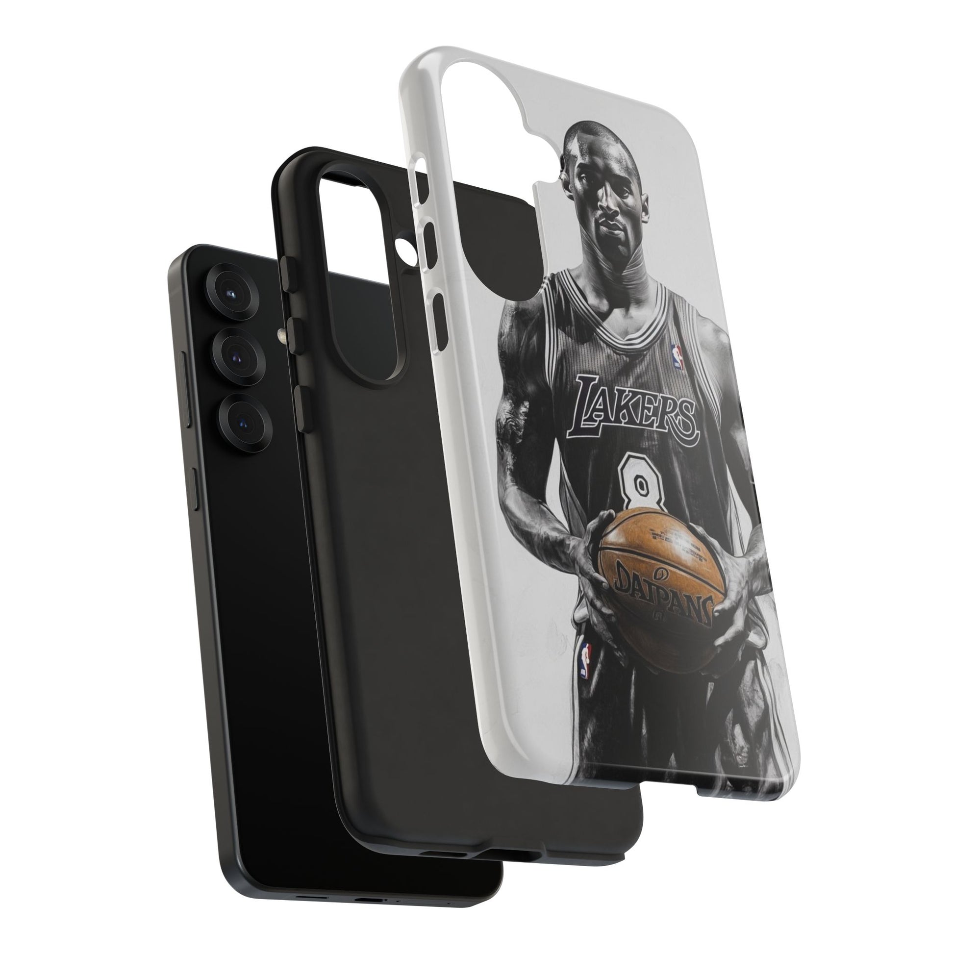 Kobe Basketball Art Tough Cases for iPhones, Samsung, and Pixel