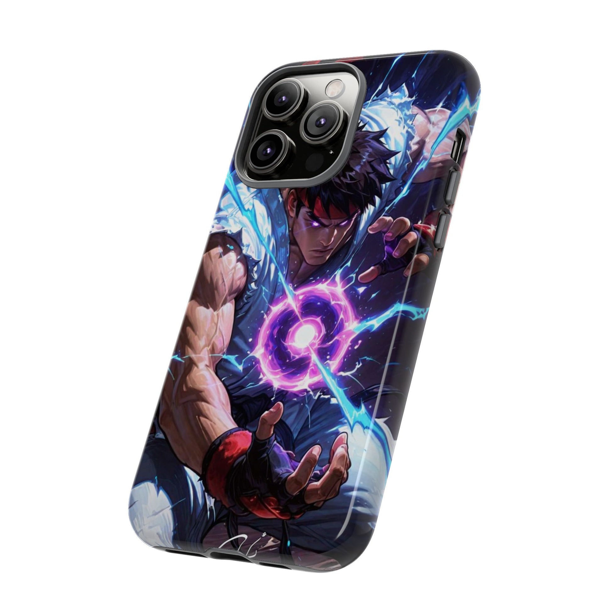 Street Fighter Ryu Gamer Art Tough Cases for iPhones, Samsung, and Pixel