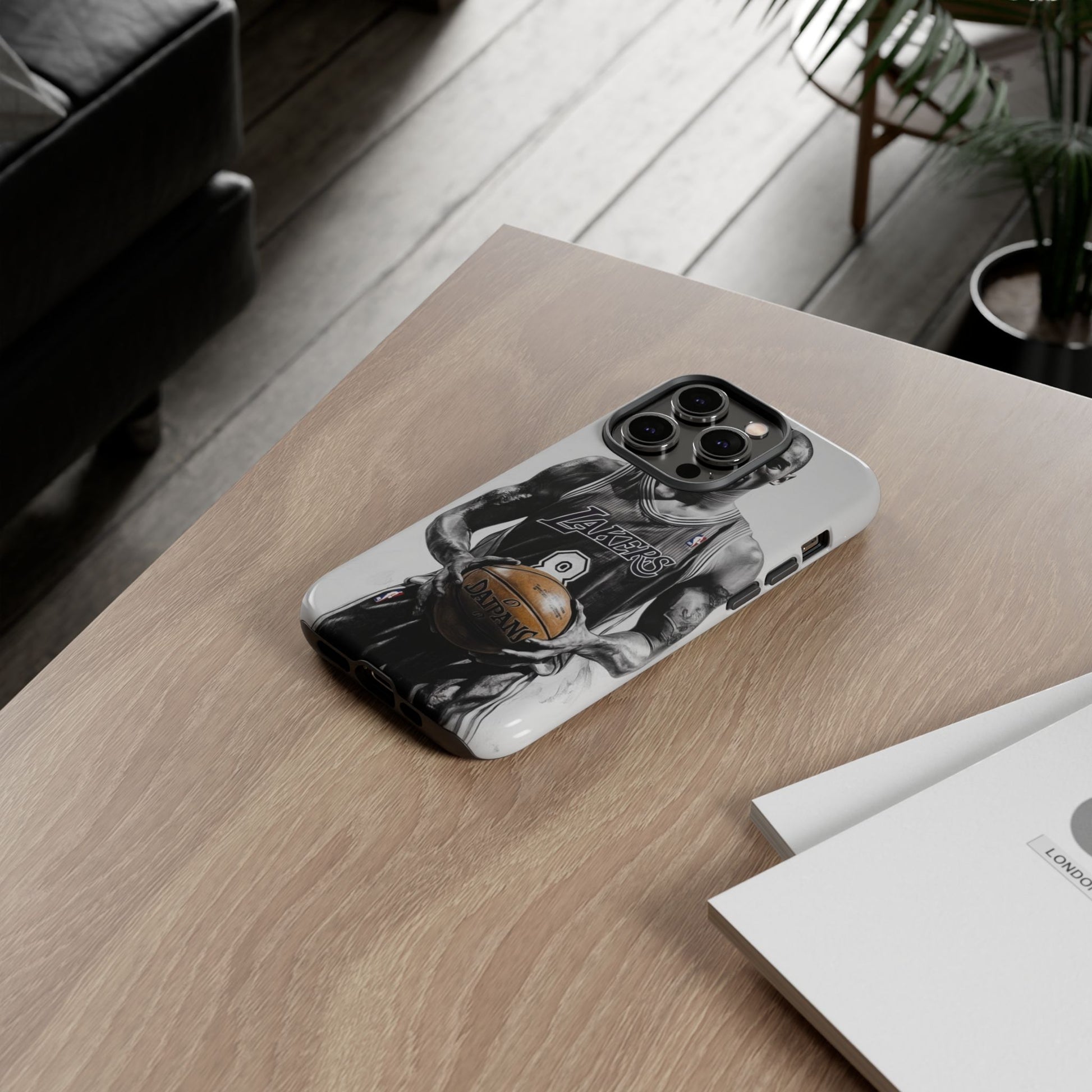 Kobe Basketball Art Tough Cases for iPhones, Samsung, and Pixel