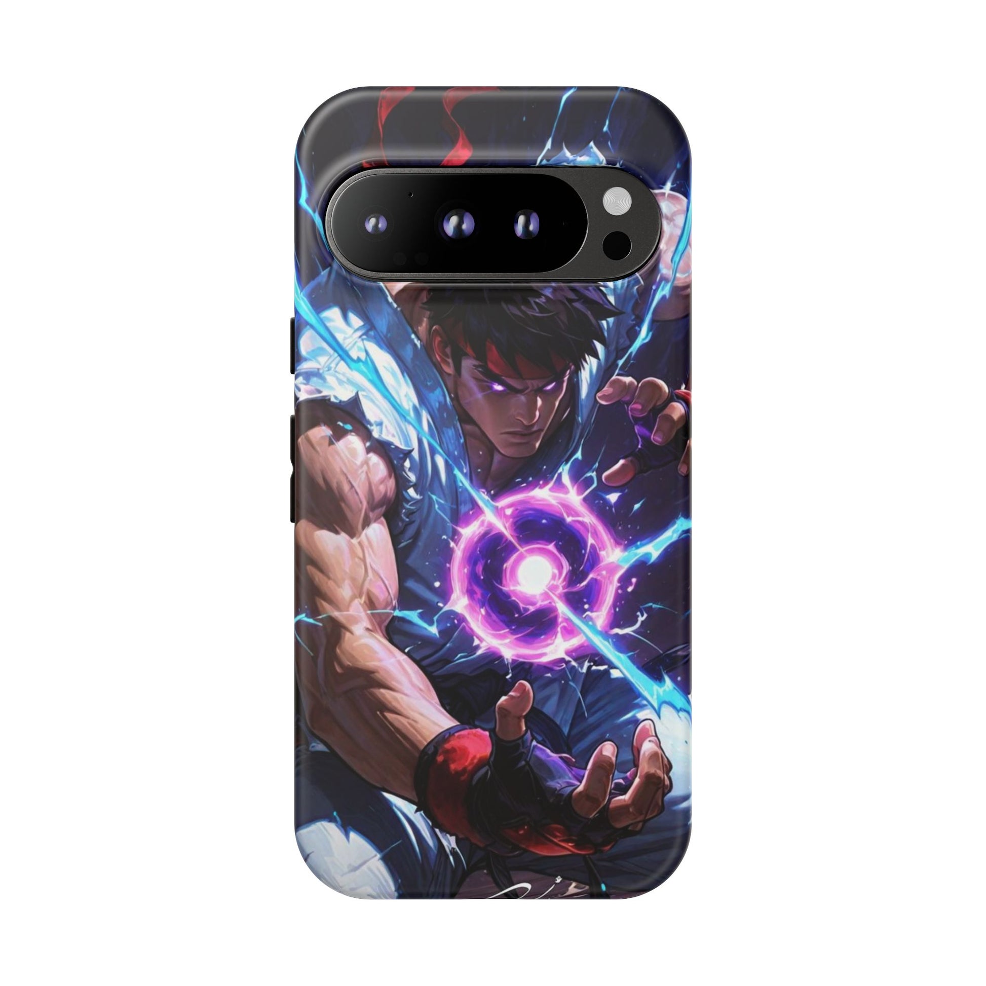 Street Fighter Ryu Gamer Art Tough Cases for iPhones, Samsung, and Pixel