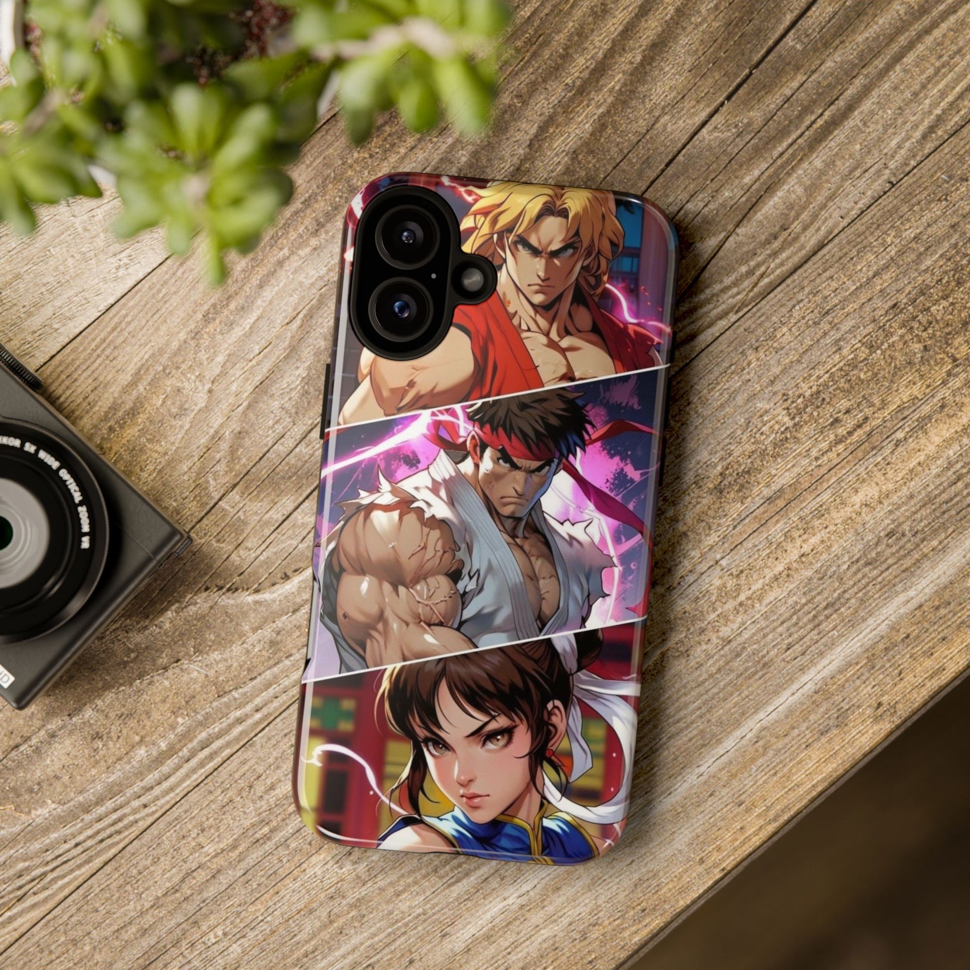 Street Fighter Gamer Theme Tough Cases for iPhones, Samsung, and Pixel