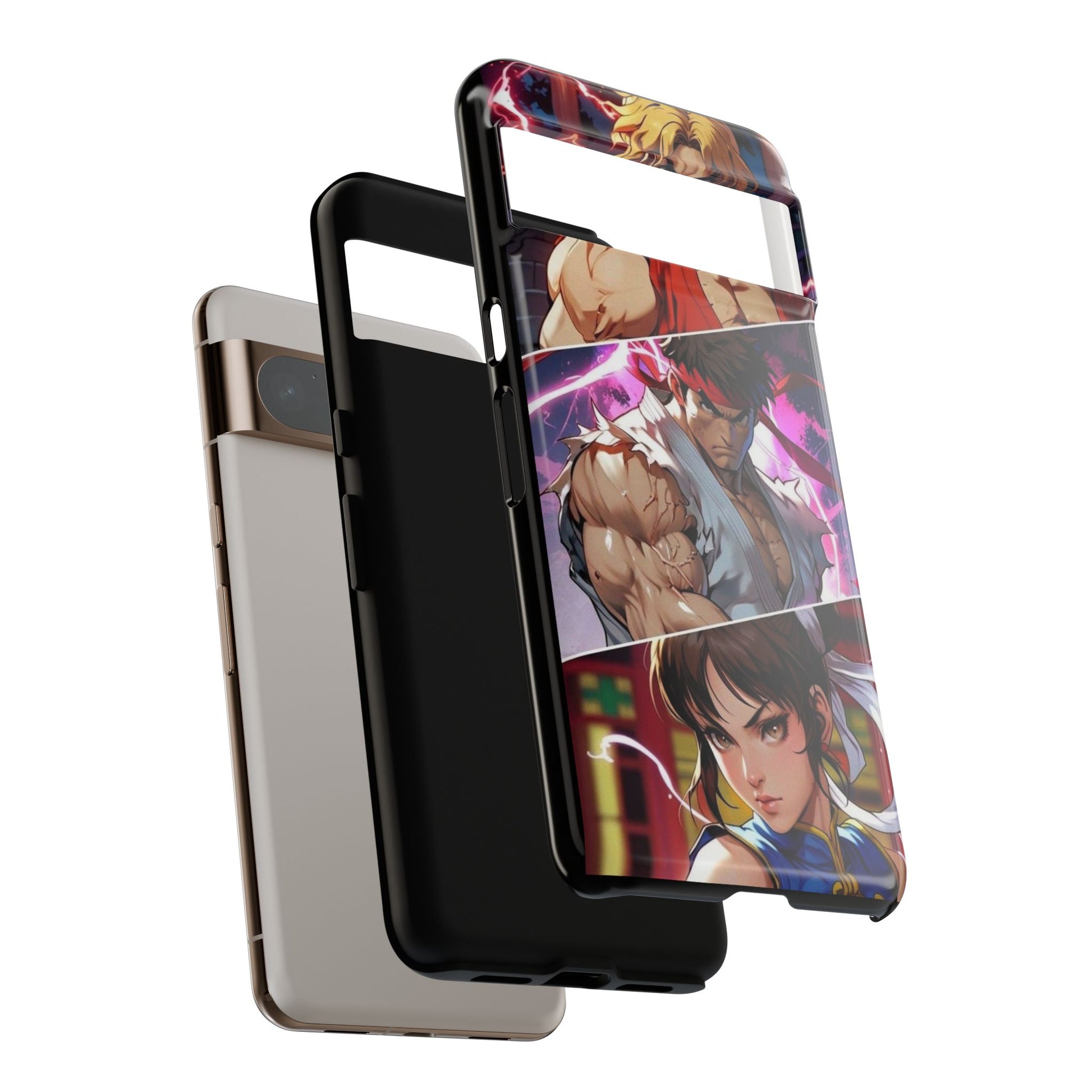 Street Fighter Gamer Theme Tough Cases for iPhones, Samsung, and Pixel