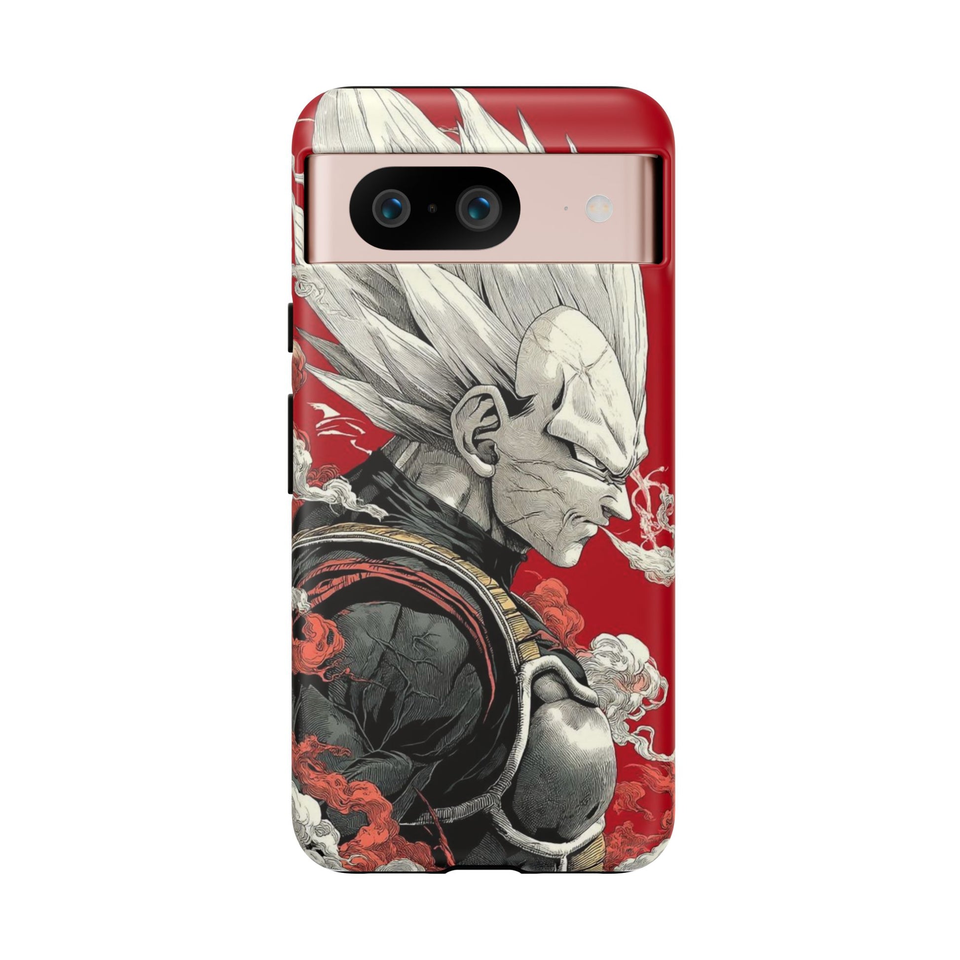 Dragon Ball Z Vegeta Anime Tough Cases for iPhones, Samsung, and Pixel
