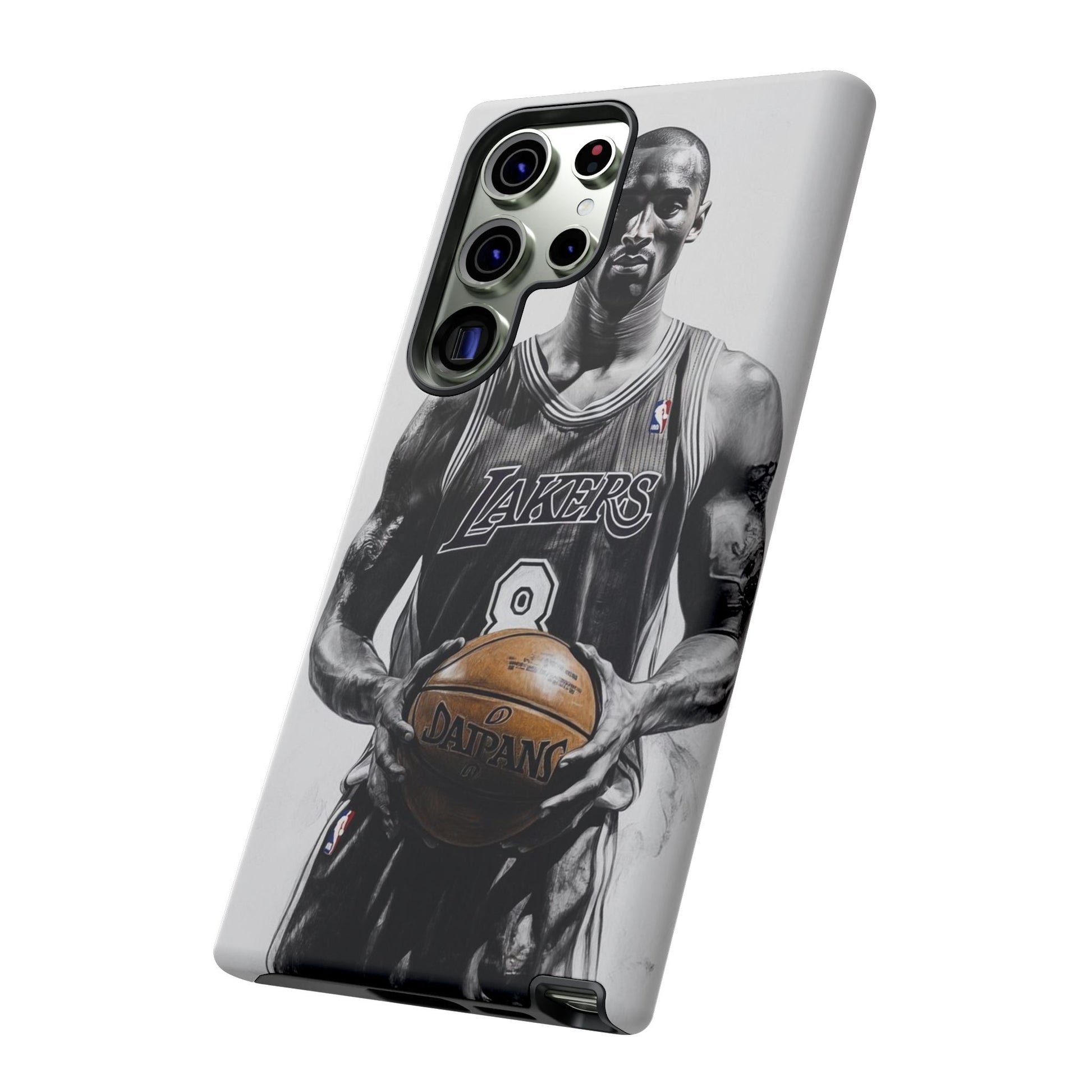 Kobe Basketball Art Tough Cases for iPhones, Samsung, and Pixel