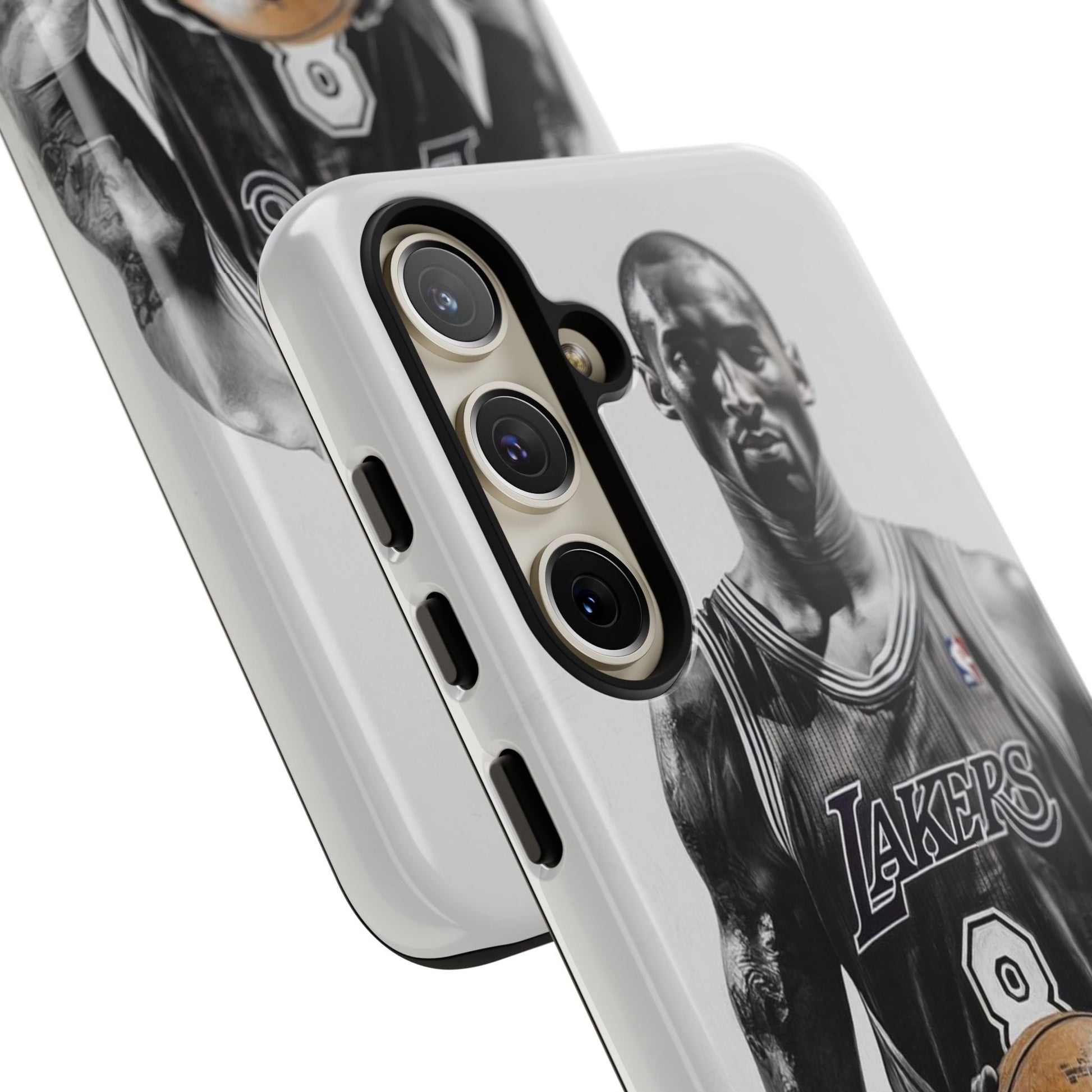 Kobe Basketball Art Tough Cases for iPhones, Samsung, and Pixel