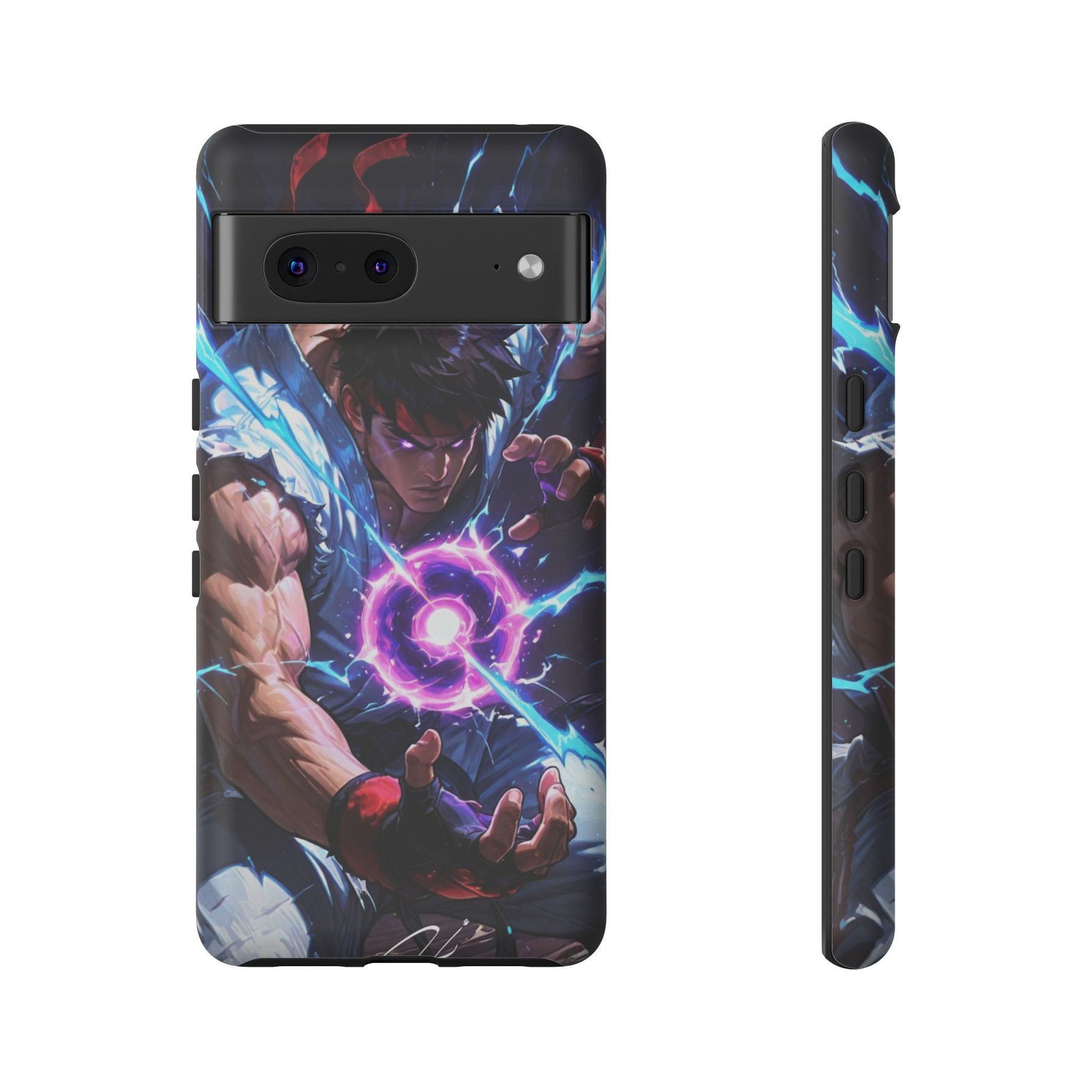 Street Fighter Ryu Gamer Art Tough Cases for iPhones, Samsung, and Pixel