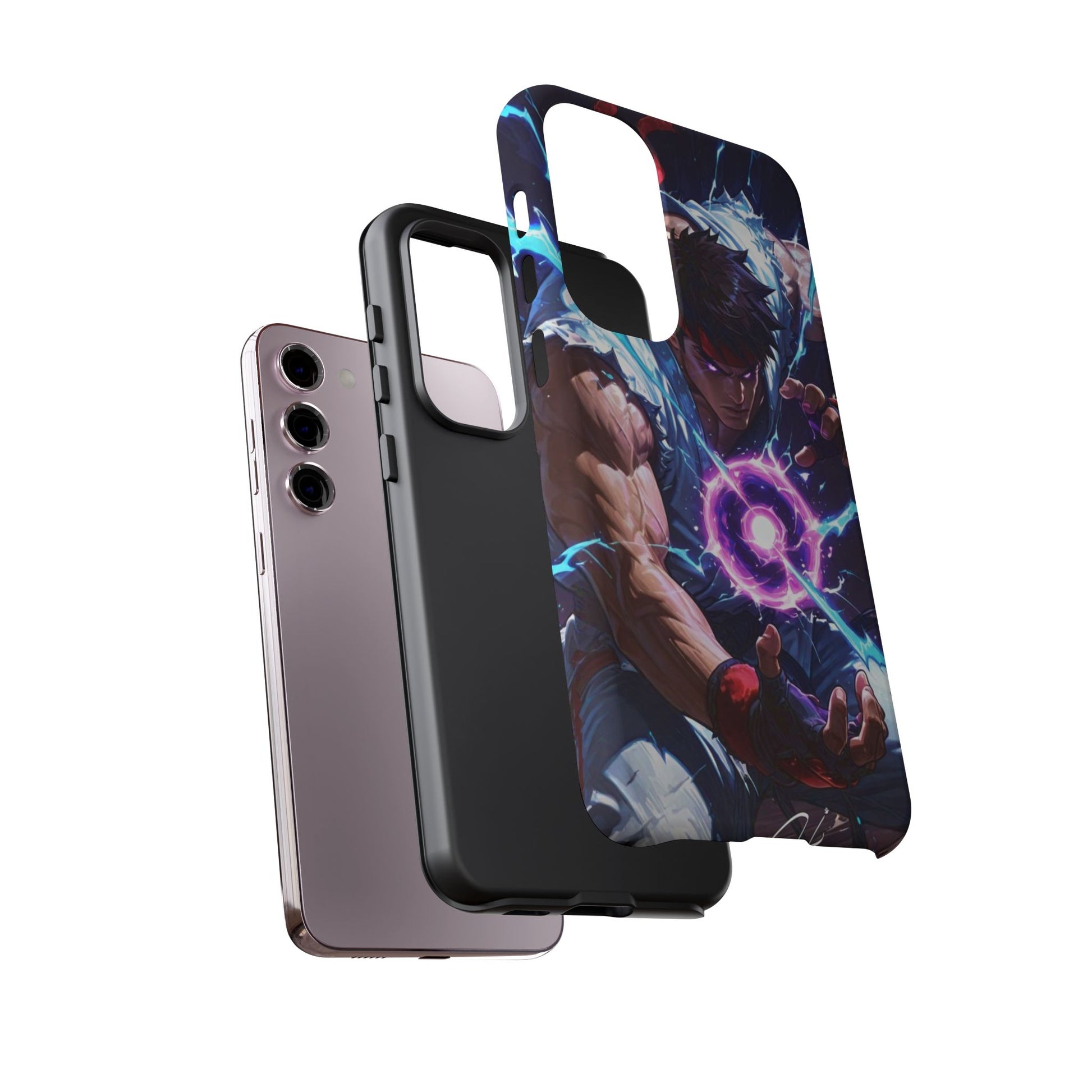 Street Fighter Ryu Gamer Art Tough Cases for iPhones, Samsung, and Pixel