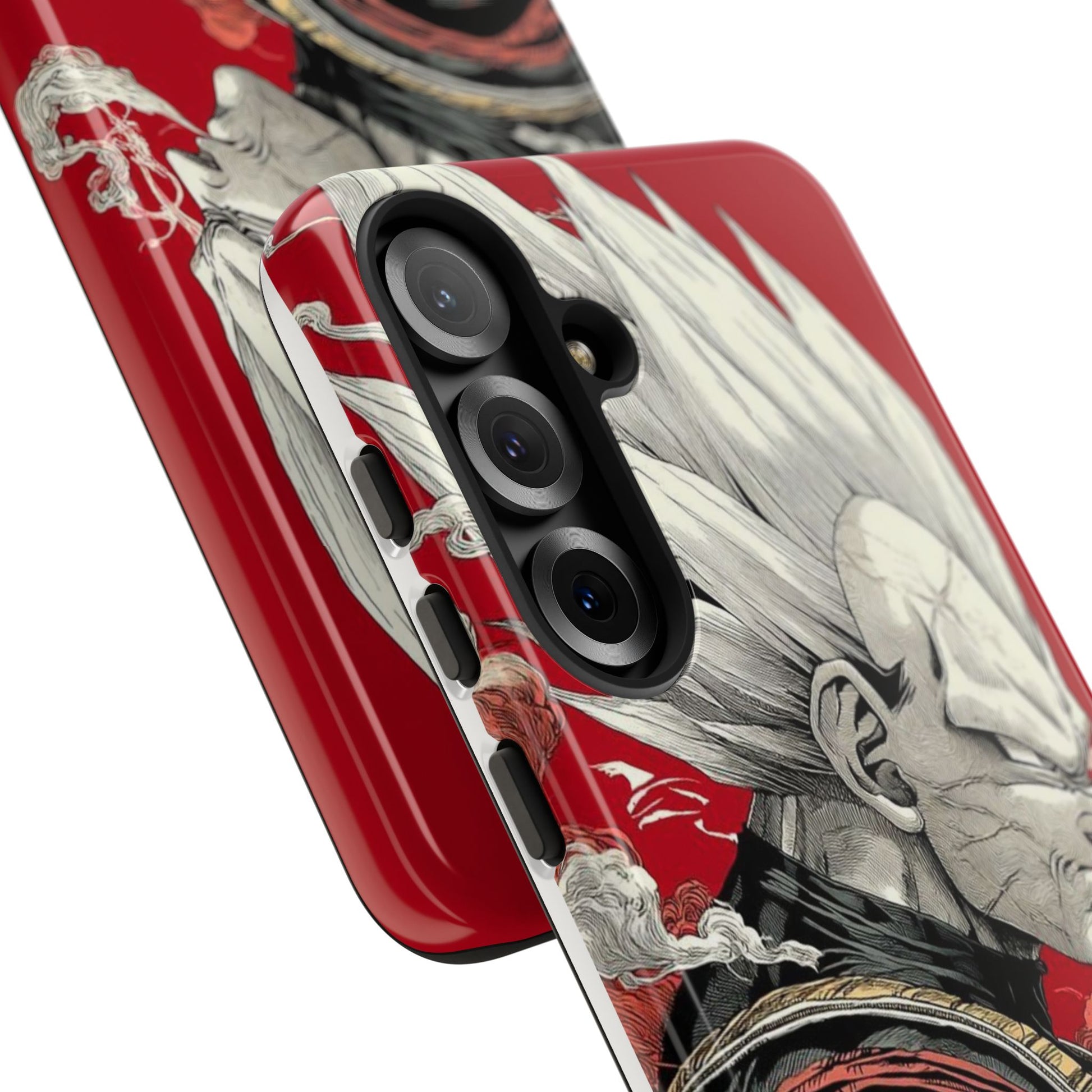 Dragon Ball Z Vegeta Anime Tough Cases for iPhones, Samsung, and Pixel