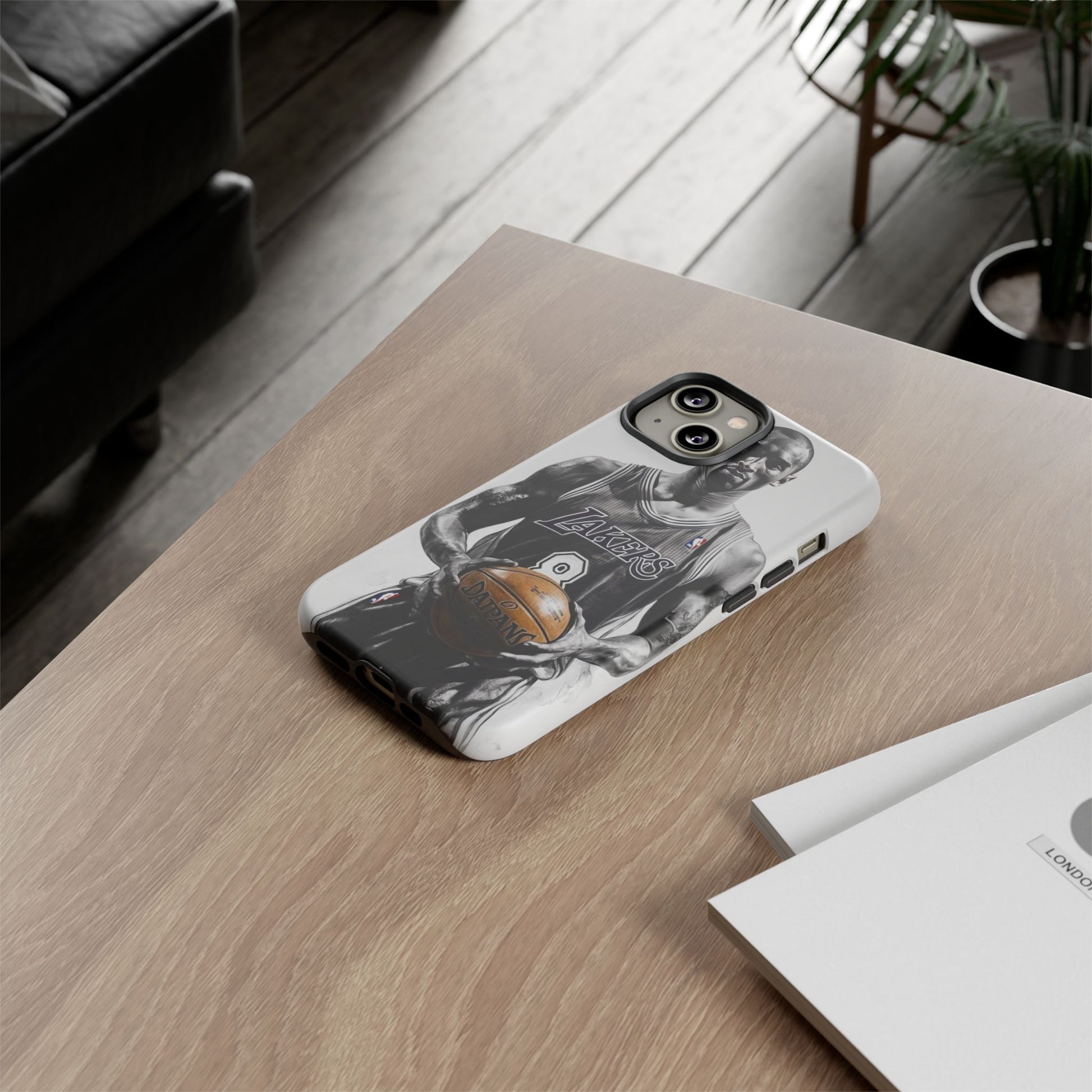 Kobe Basketball Art Tough Cases for iPhones, Samsung, and Pixel