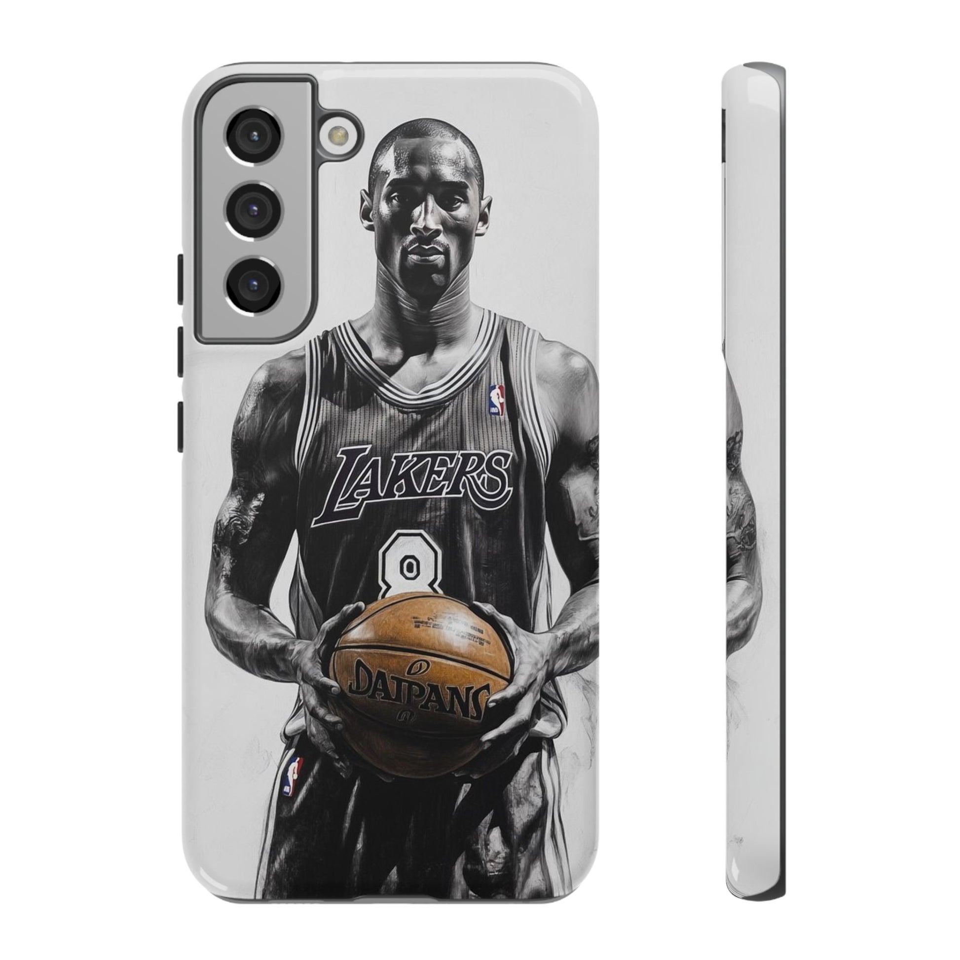 Kobe Basketball Art Tough Cases for iPhones, Samsung, and Pixel