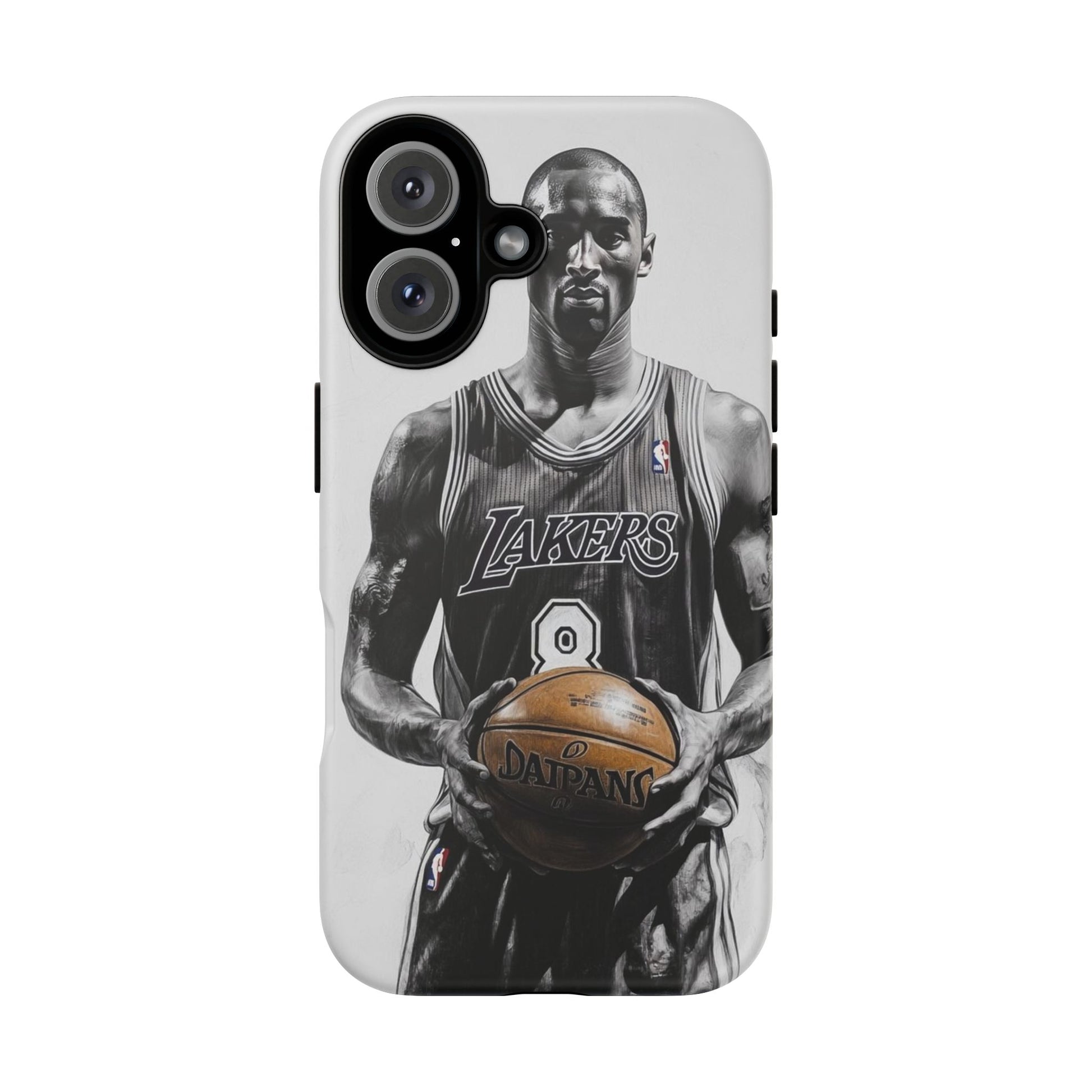 Kobe Basketball Art Tough Cases for iPhones, Samsung, and Pixel