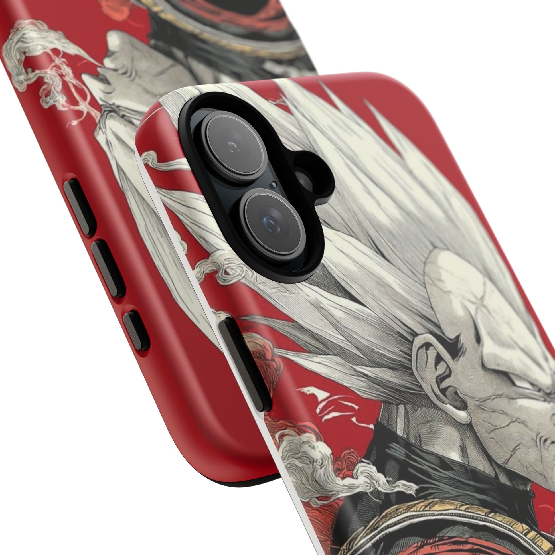 Dragon Ball Z Vegeta Anime Tough Cases for iPhones, Samsung, and Pixel