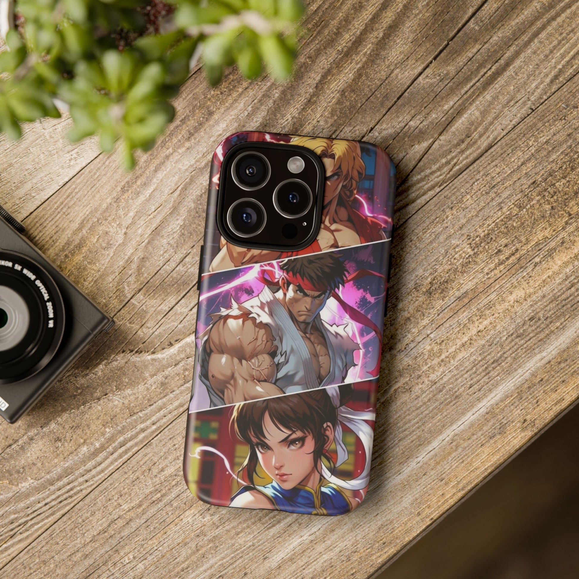 Street Fighter Gamer Theme Tough Cases for iPhones, Samsung, and Pixel