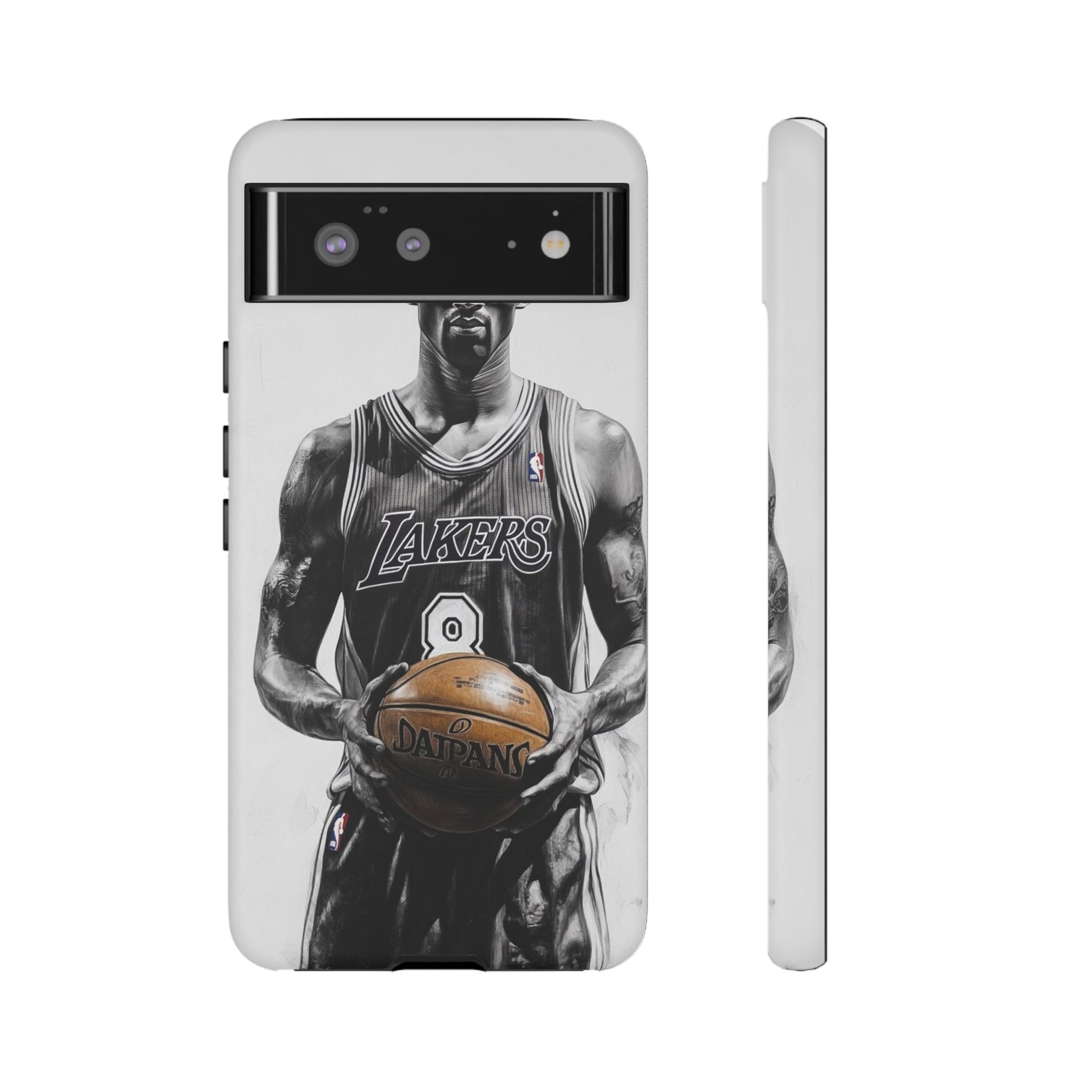 Kobe Basketball Art Tough Cases for iPhones, Samsung, and Pixel