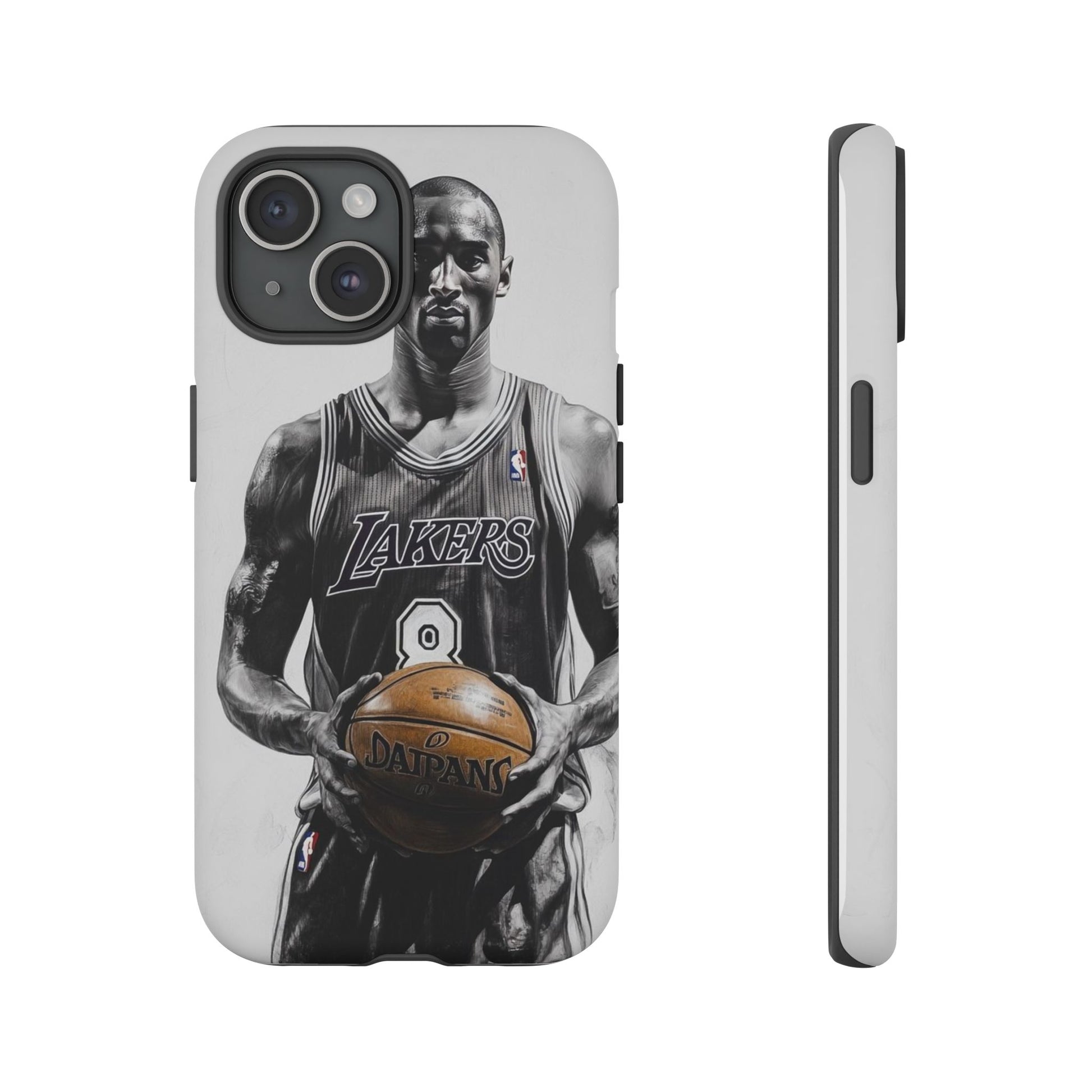 Kobe Basketball Art Tough Cases for iPhones, Samsung, and Pixel