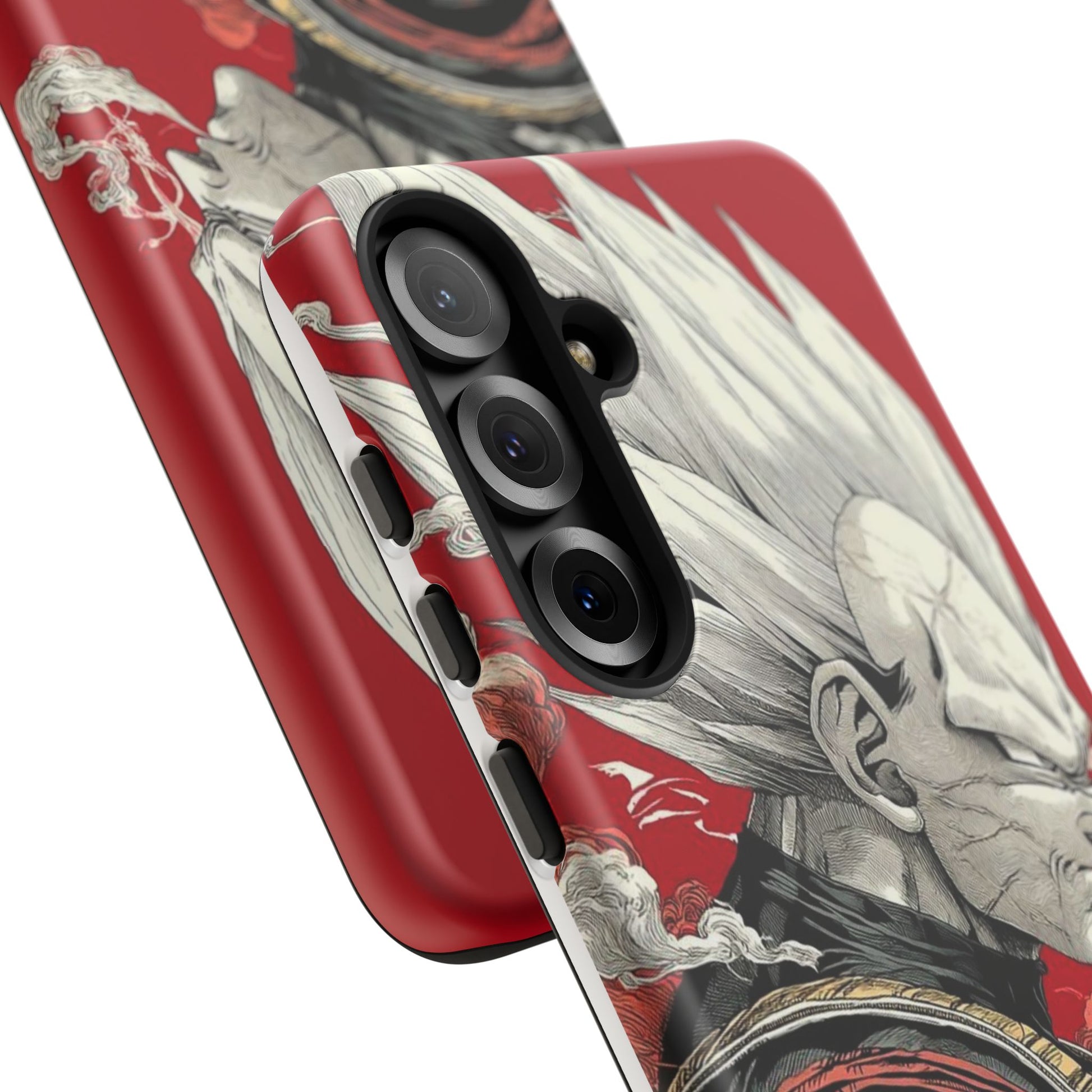 Dragon Ball Z Vegeta Anime Tough Cases for iPhones, Samsung, and Pixel