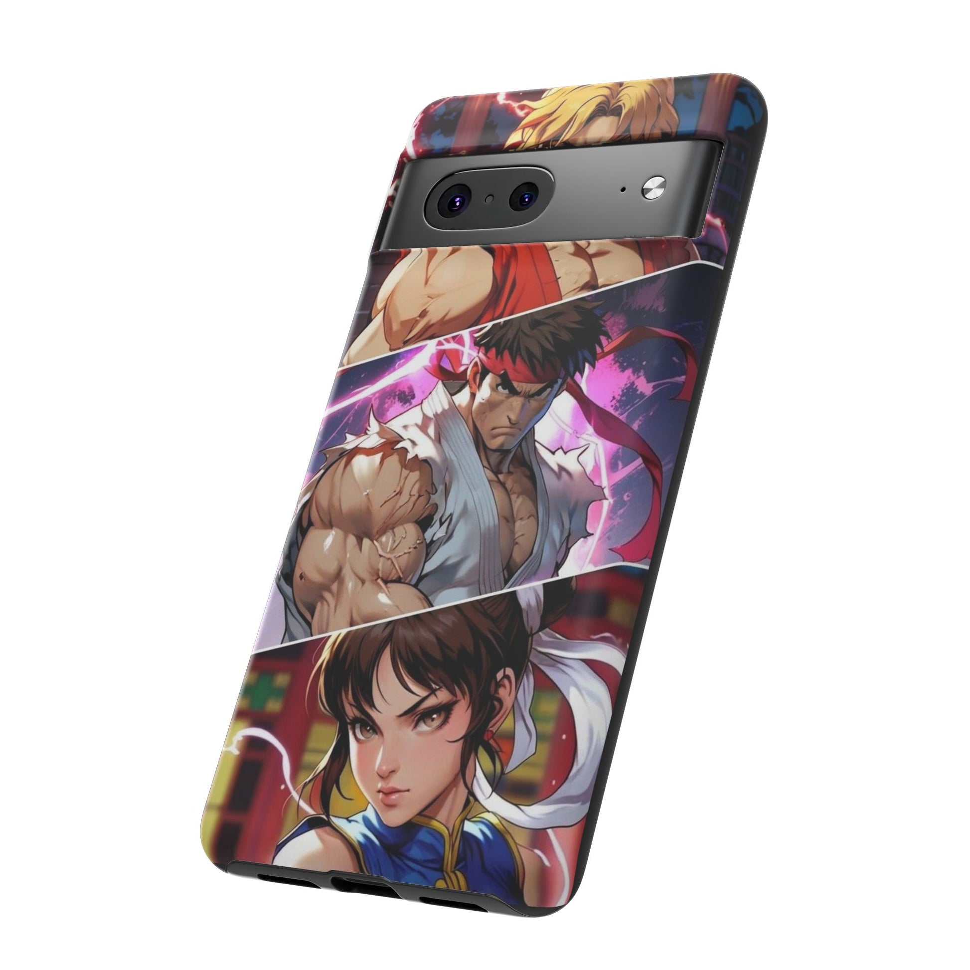 Street Fighter Gamer Theme Tough Cases for iPhones, Samsung, and Pixel