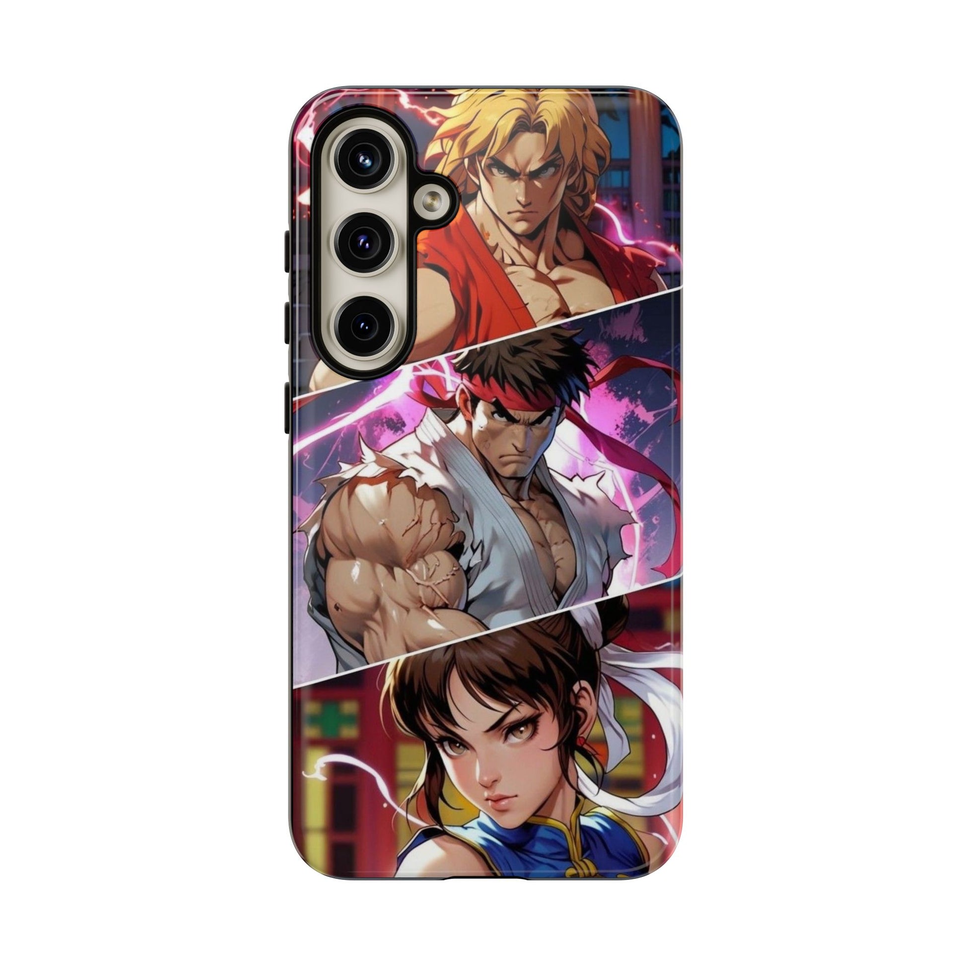 Street Fighter Gamer Theme Tough Cases for iPhones, Samsung, and Pixel