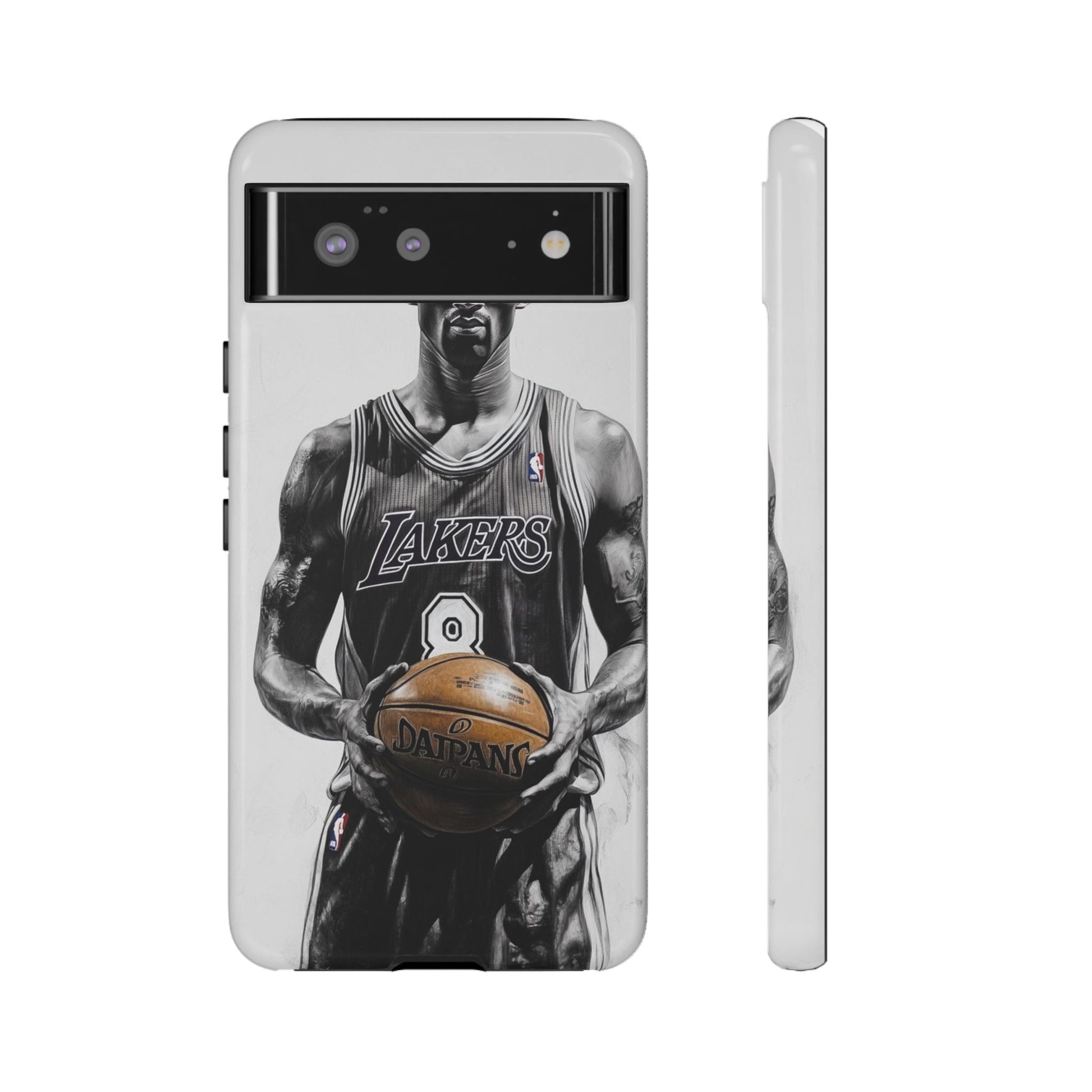 Kobe Basketball Art Tough Cases for iPhones, Samsung, and Pixel