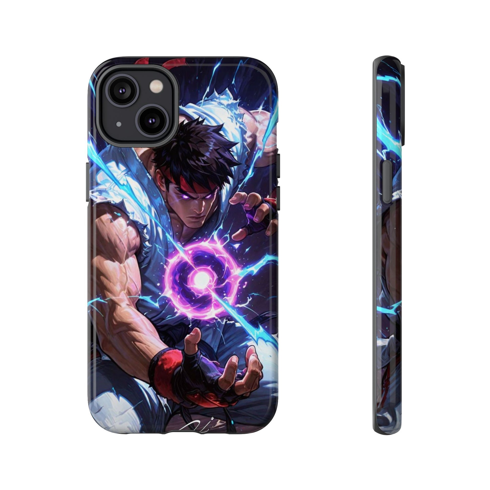 Street Fighter Ryu Gamer Art Tough Cases for iPhones, Samsung, and Pixel