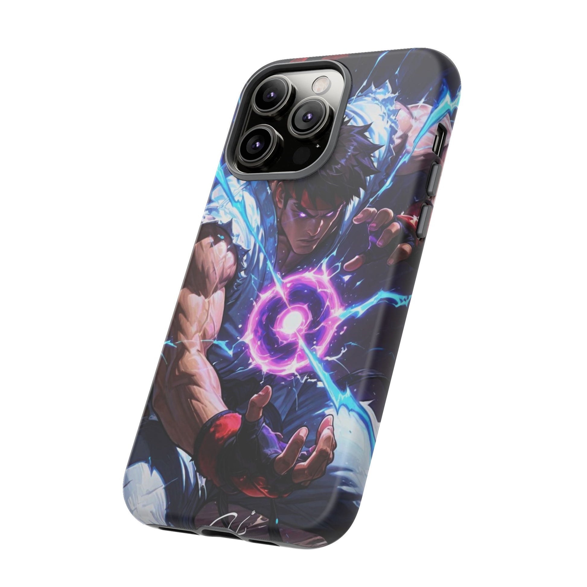 Street Fighter Ryu Gamer Art Tough Cases for iPhones, Samsung, and Pixel