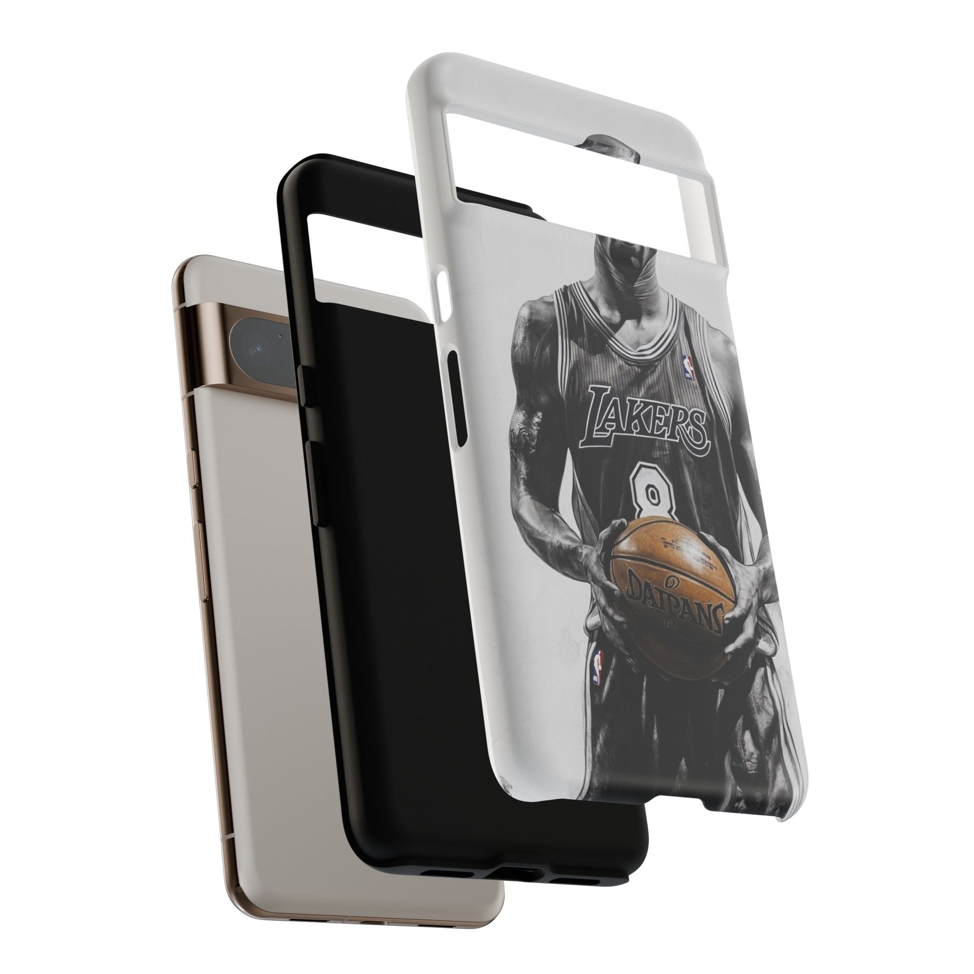 Kobe Basketball Art Tough Cases for iPhones, Samsung, and Pixel