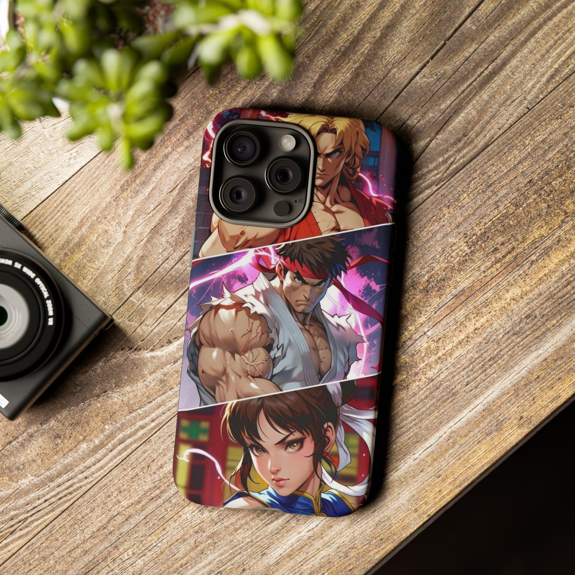 Street Fighter Gamer Theme Tough Cases for iPhones, Samsung, and Pixel