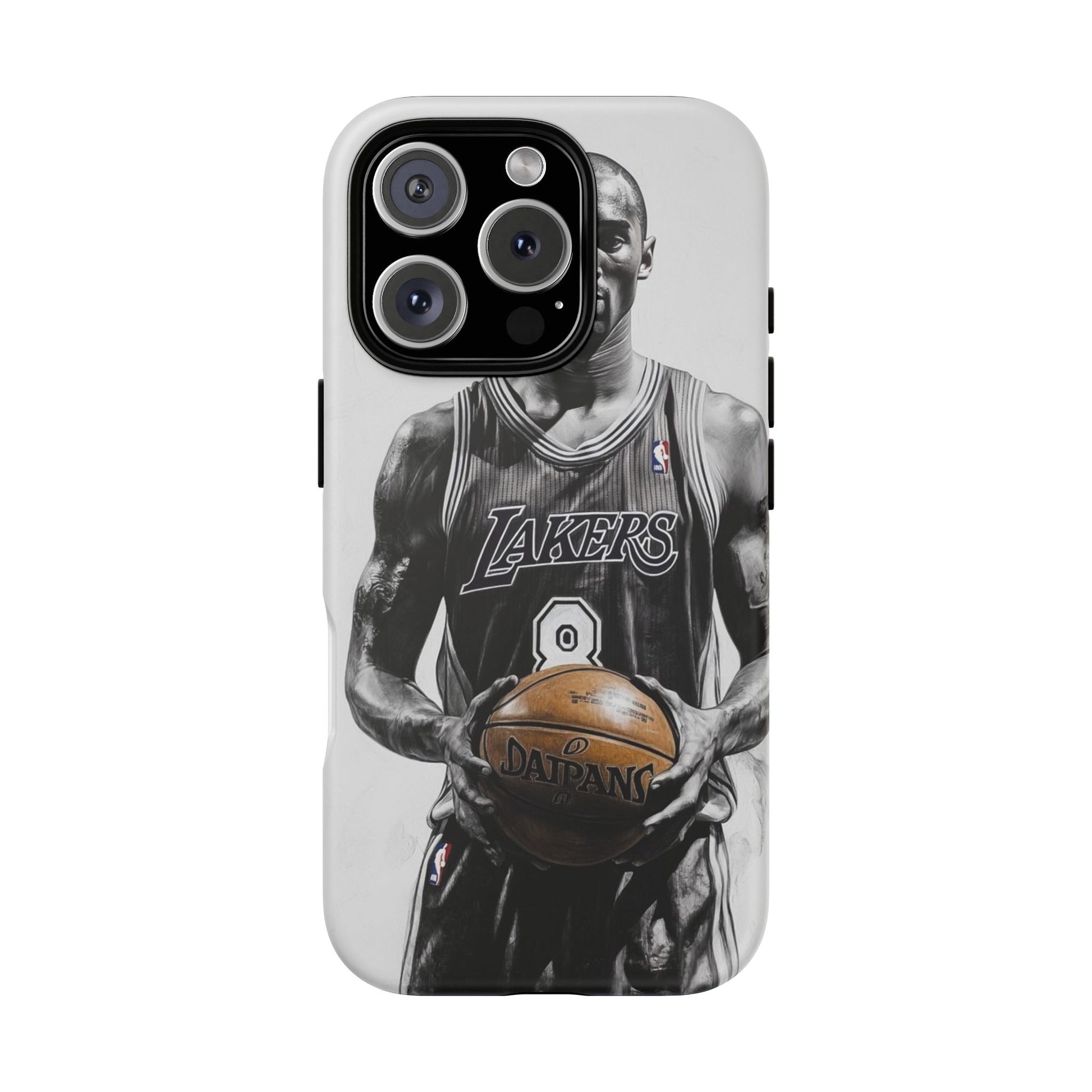 Kobe Basketball Art Tough Cases for iPhones, Samsung, and Pixel