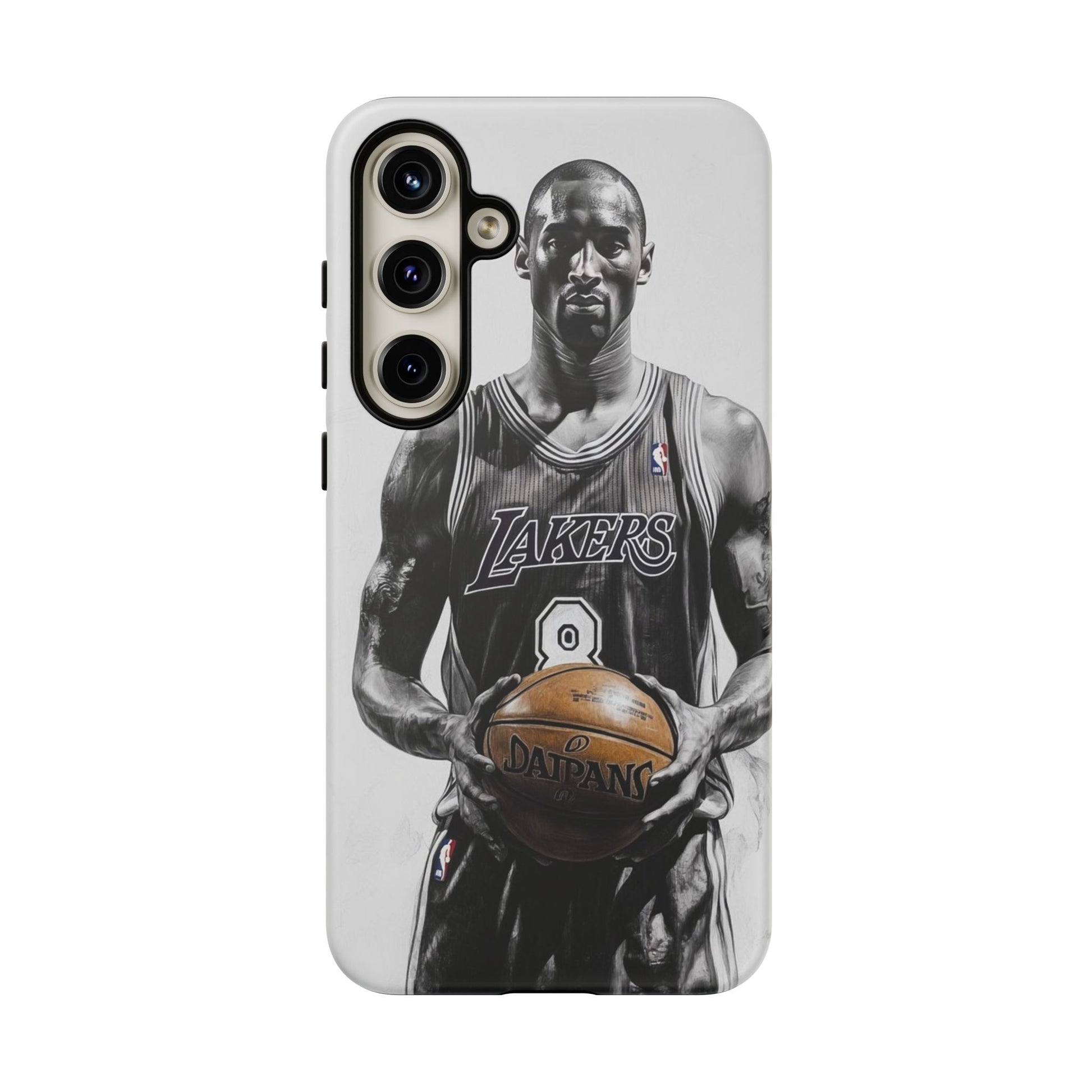 Kobe Basketball Art Tough Cases for iPhones, Samsung, and Pixel