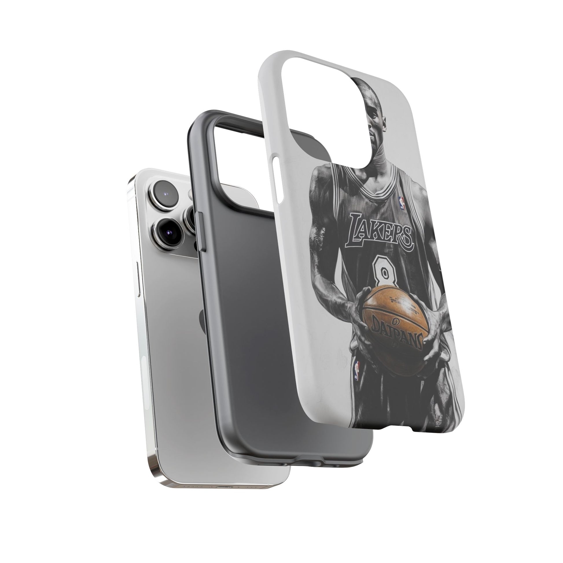 Kobe Basketball Art Tough Cases for iPhones, Samsung, and Pixel