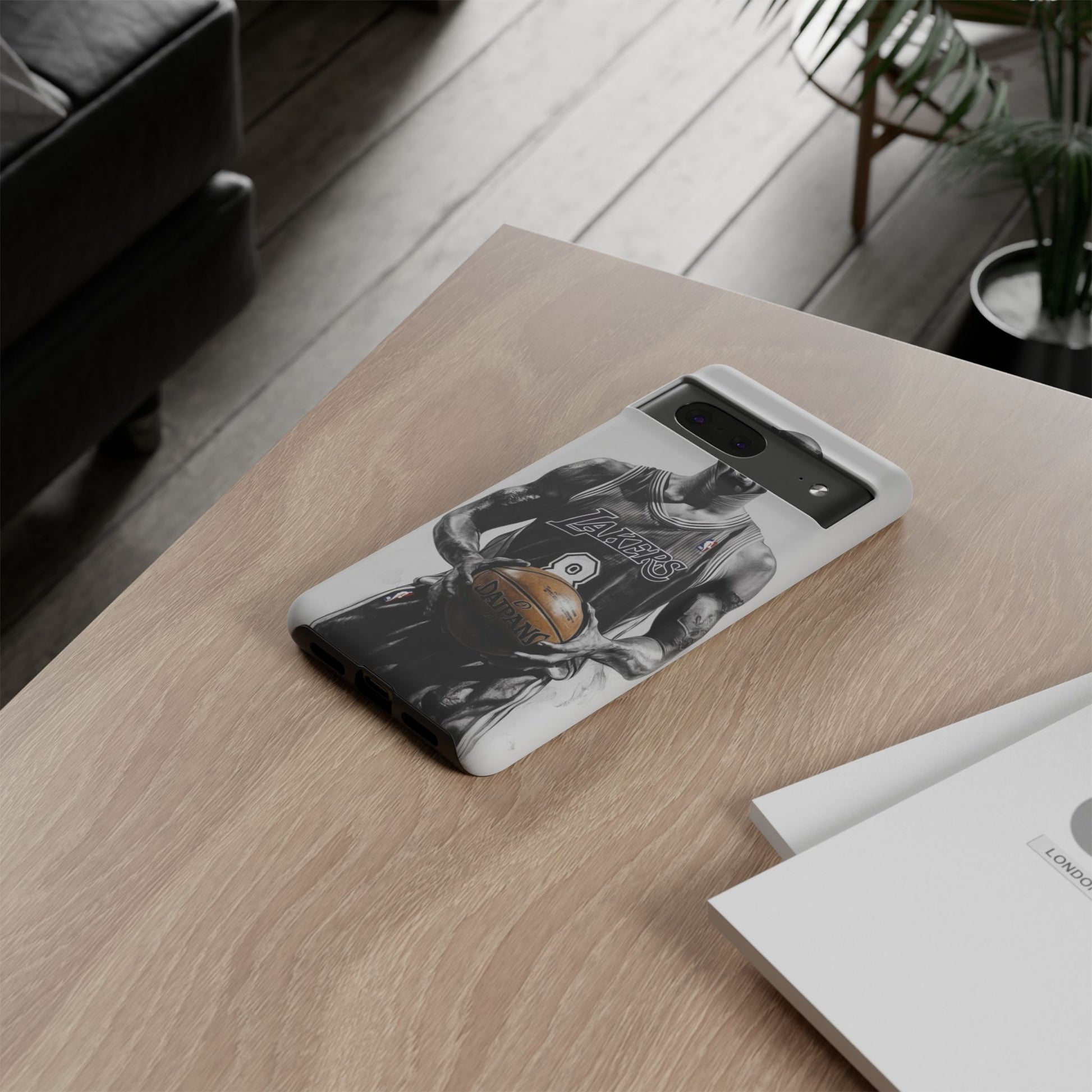 Kobe Basketball Art Tough Cases for iPhones, Samsung, and Pixel