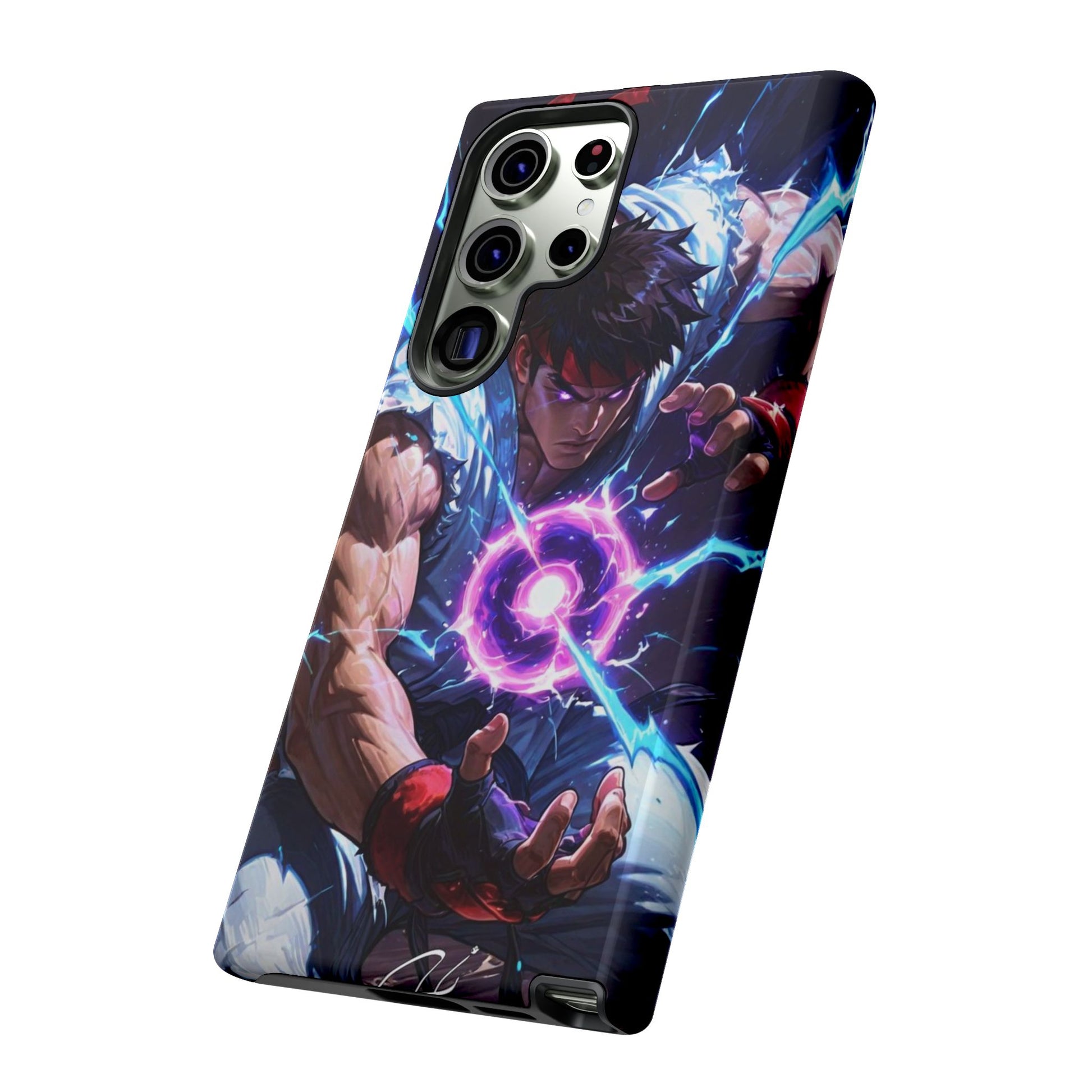 Street Fighter Ryu Gamer Art Tough Cases for iPhones, Samsung, and Pixel