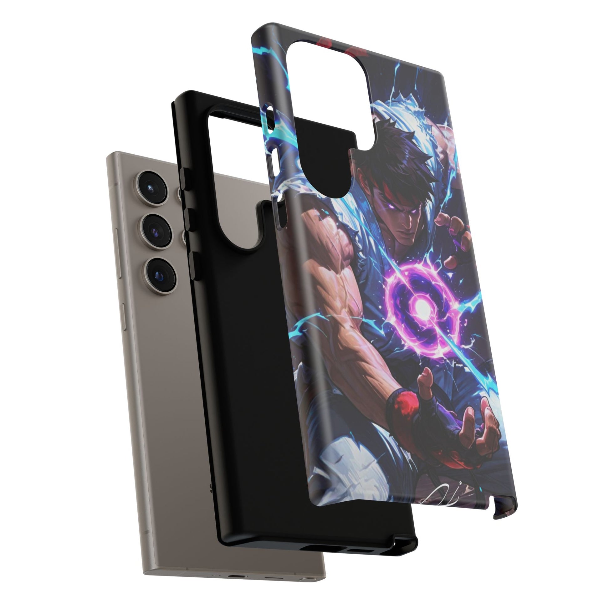 Street Fighter Ryu Gamer Art Tough Cases for iPhones, Samsung, and Pixel