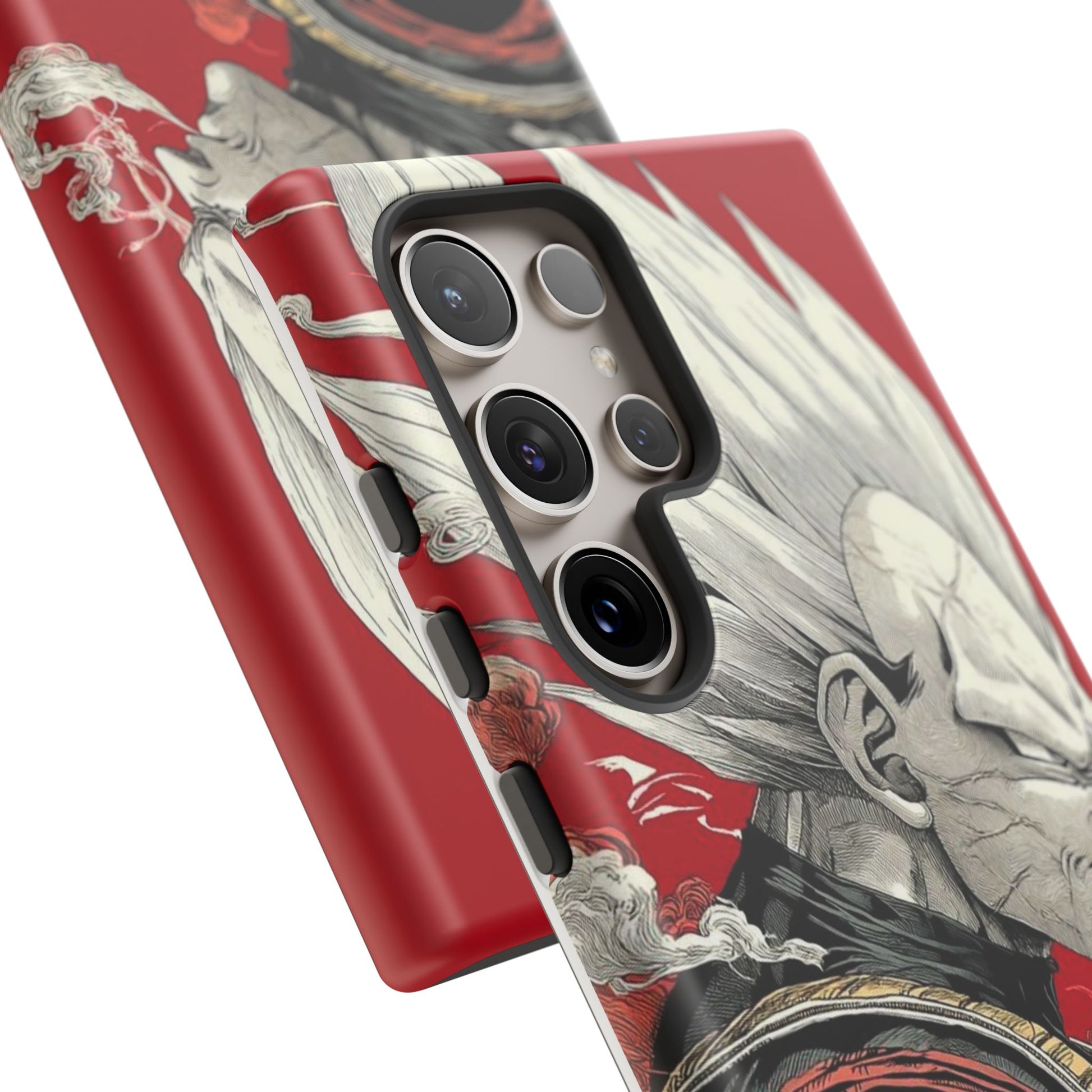 Dragon Ball Z Vegeta Anime Tough Cases for iPhones, Samsung, and Pixel
