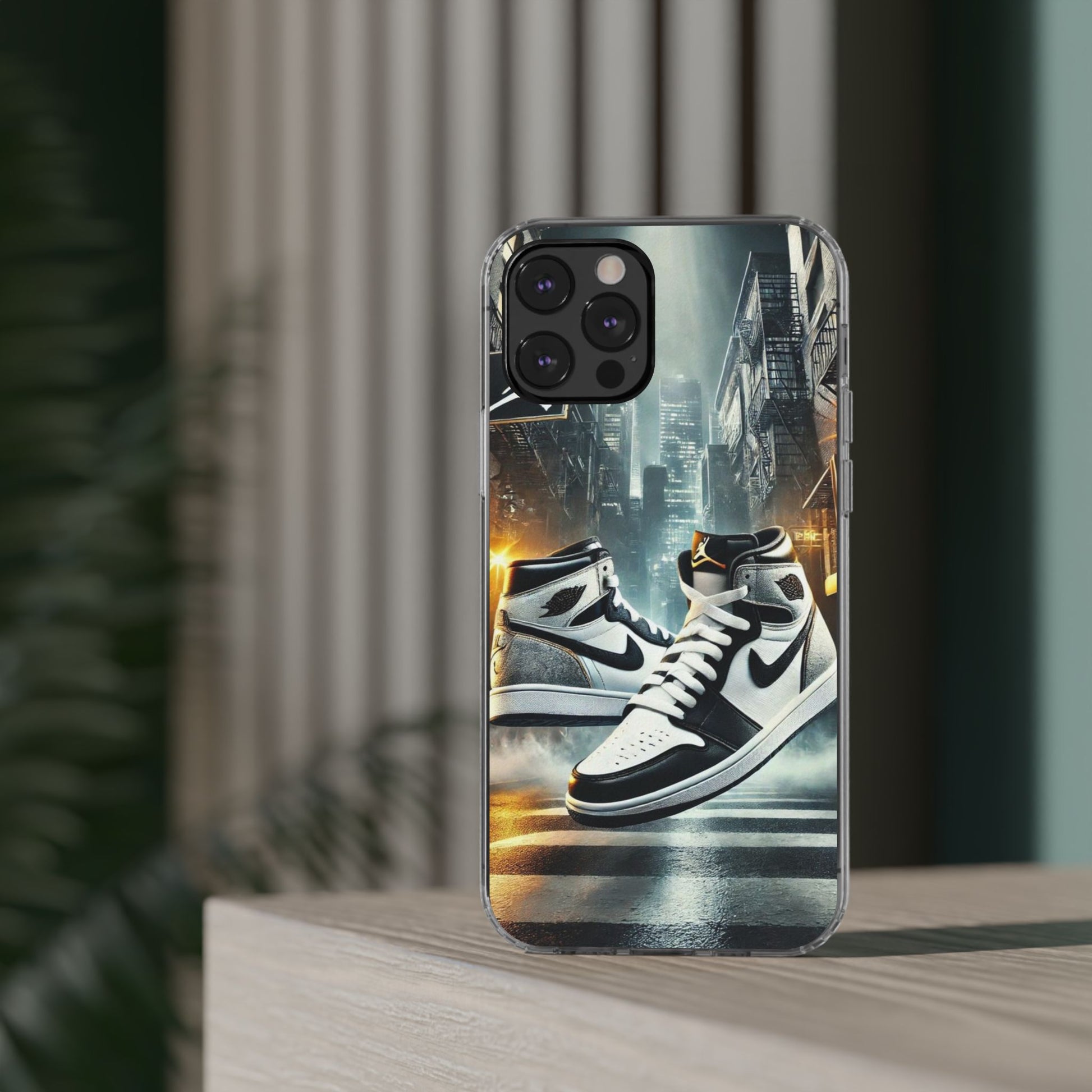 Black and White Basketball Sneakers Art Iphone and Samsung Protective case
