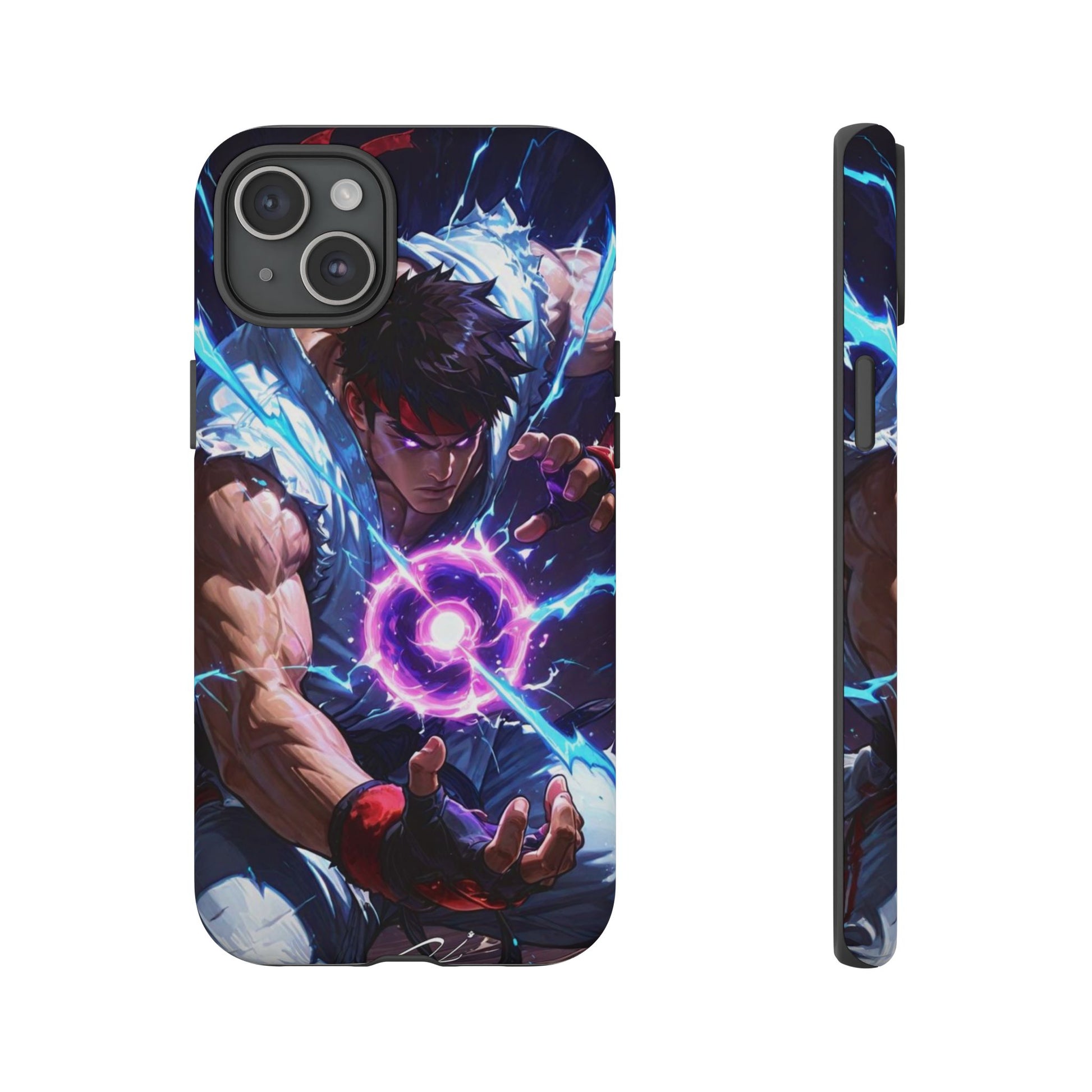 Street Fighter Ryu Gamer Art Tough Cases for iPhones, Samsung, and Pixel
